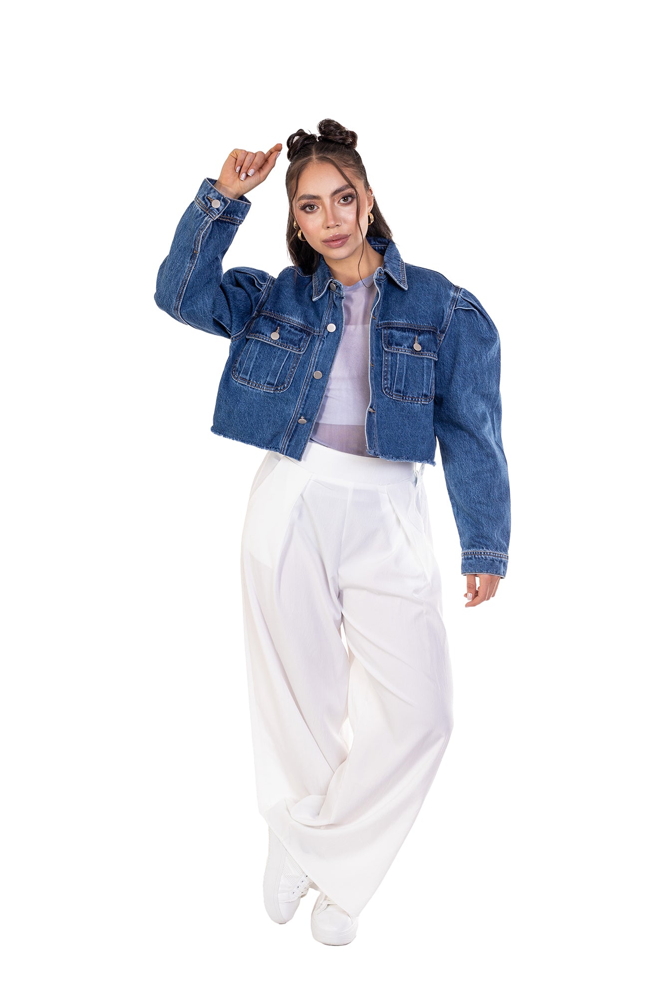 Chaqueta Denim Para Mujer