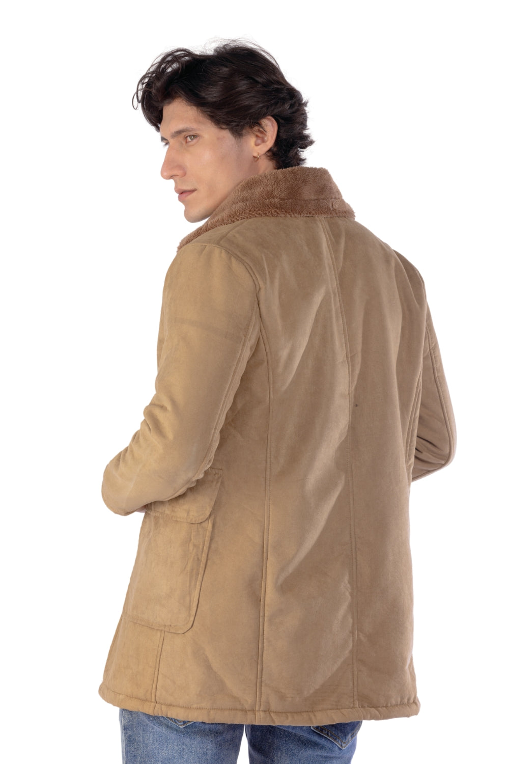 ABRIGO CON SOLAPA HOMBRE