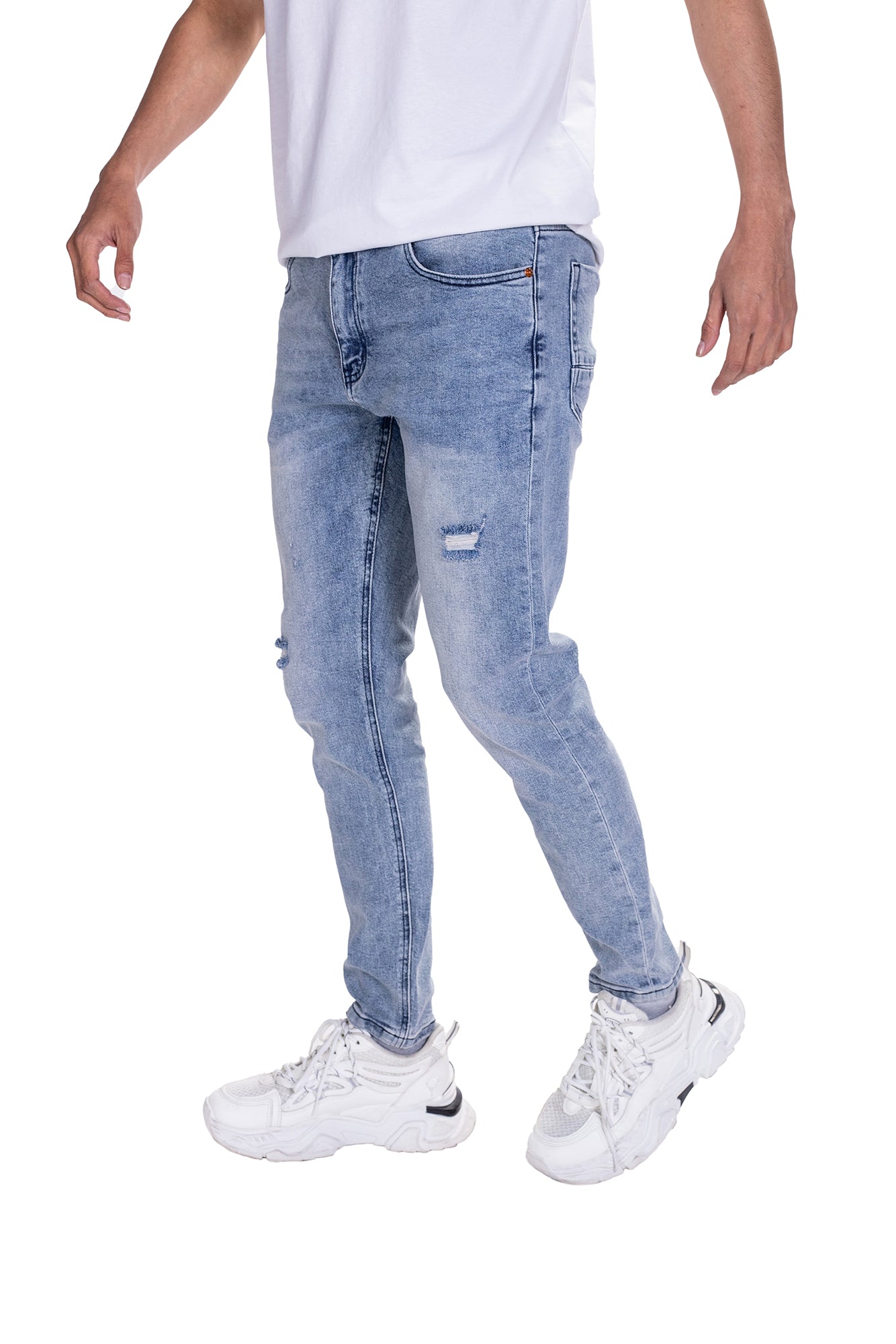 Jean Slim Fit con desgaste