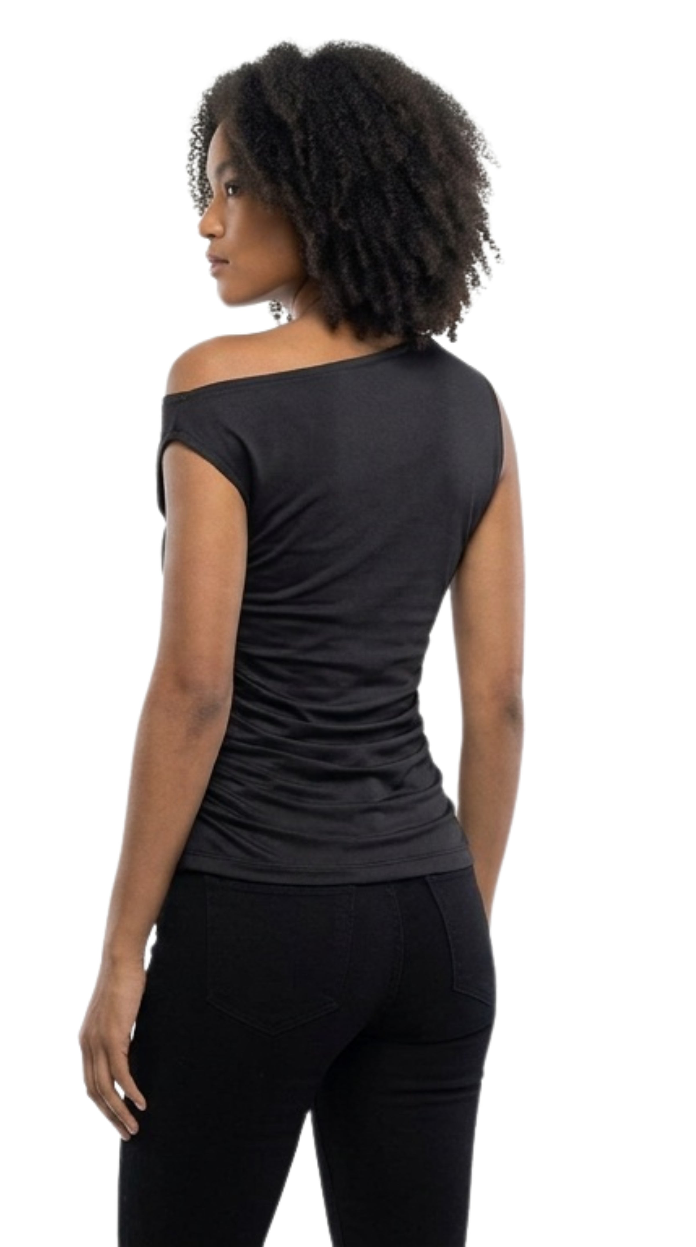 Blusa asimetrica