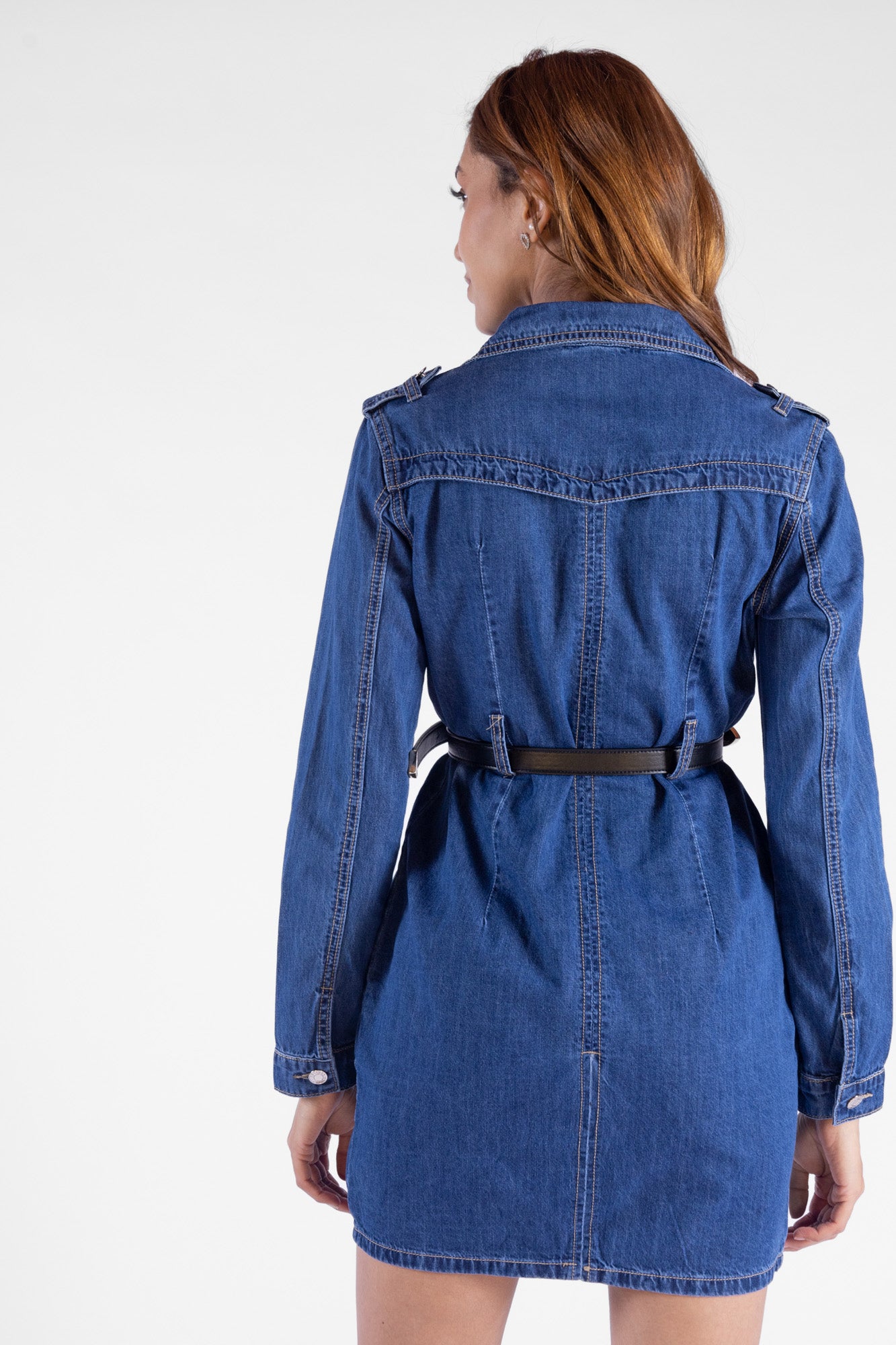 Vestido Denim Para Mujer