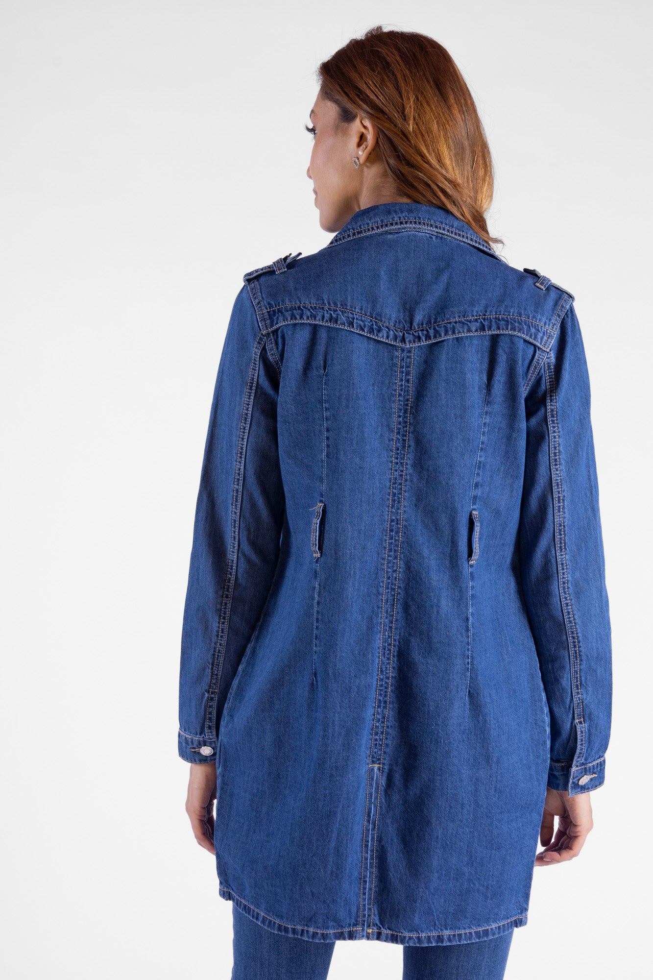 Vestido Denim Para Mujer