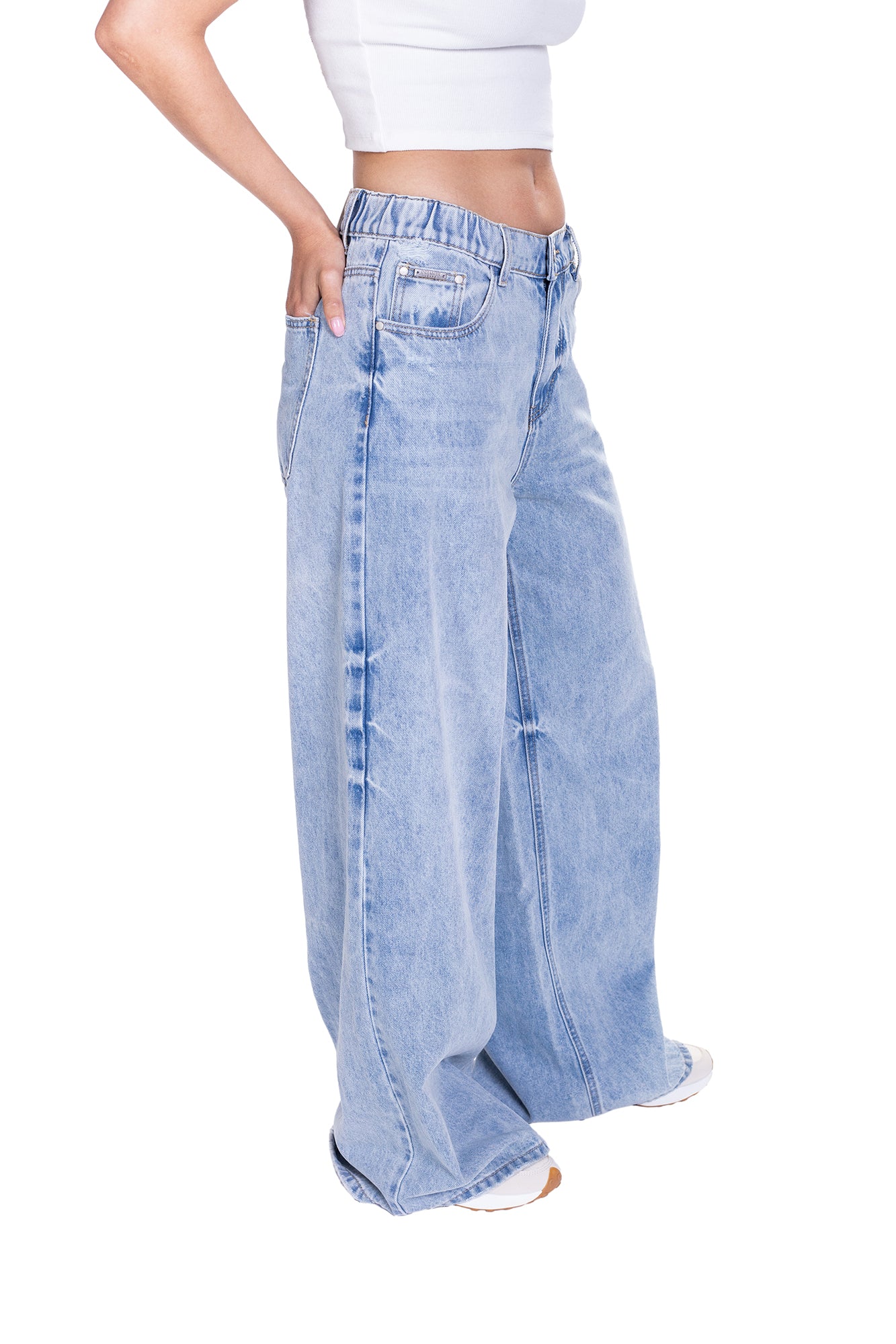 JEAN WIDE LEG PARA MUJER