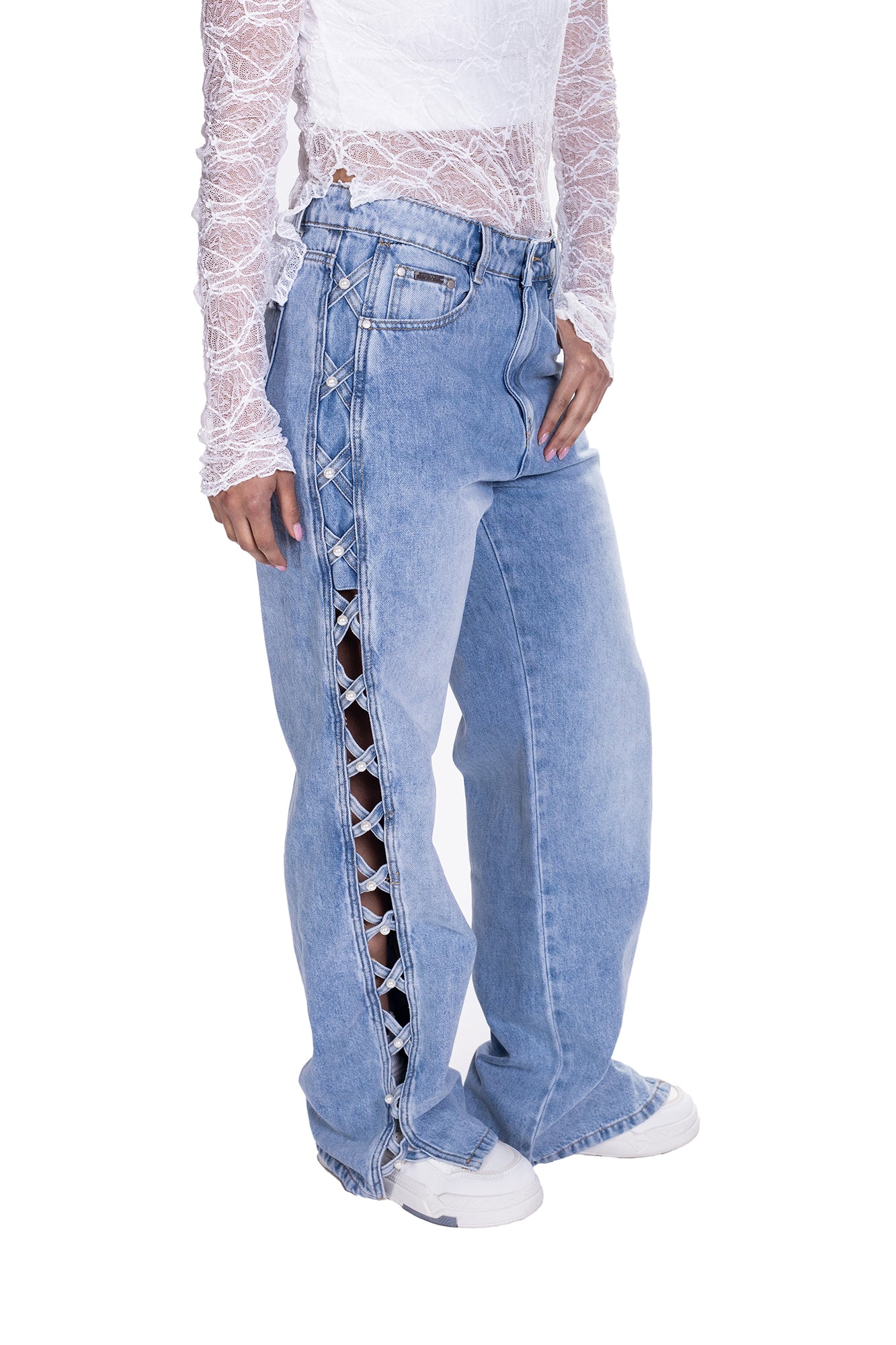 JEAN WIDE LEG PARA MUJER