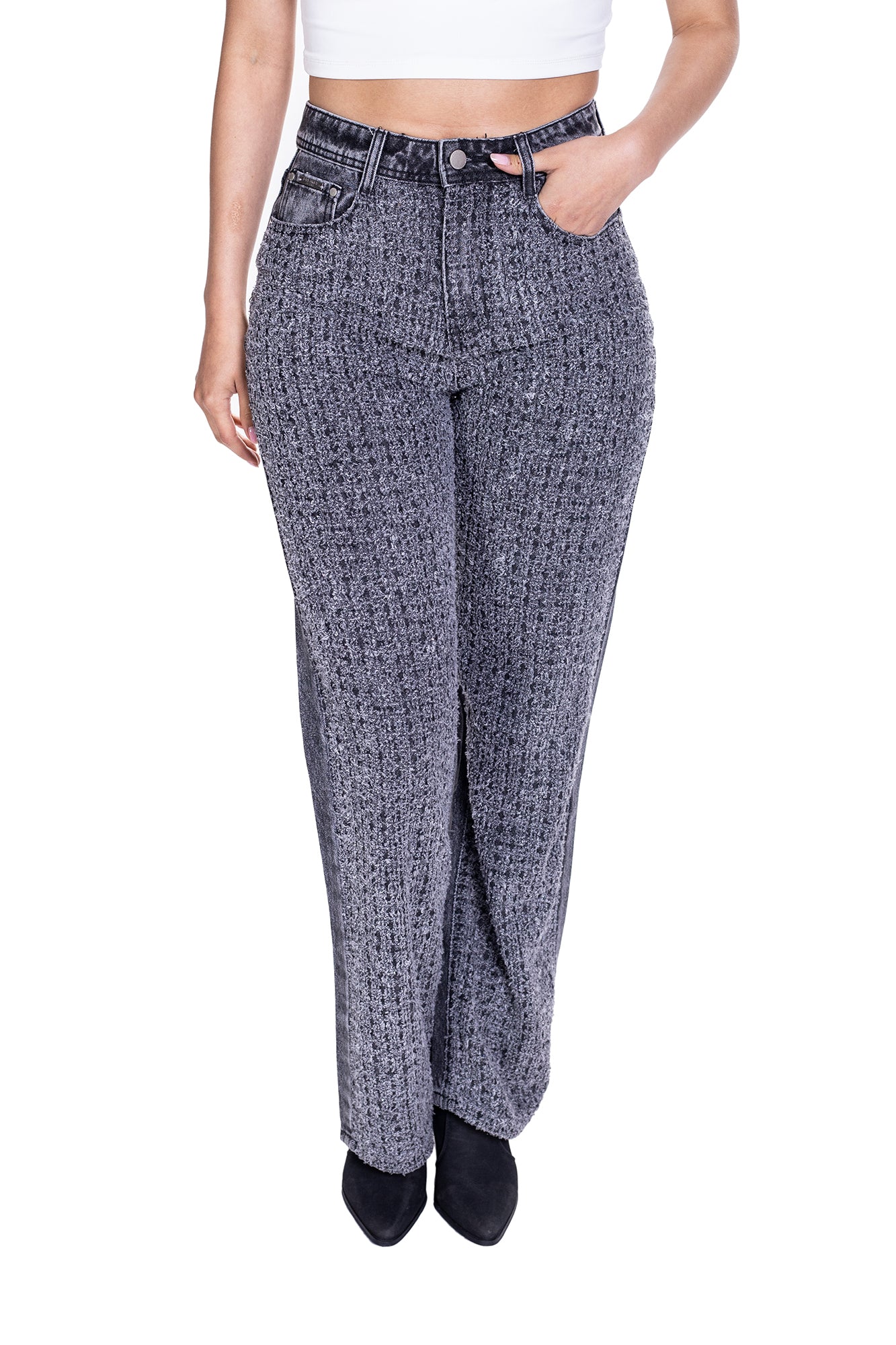 JEANS WIDE LEG PARA MUJER