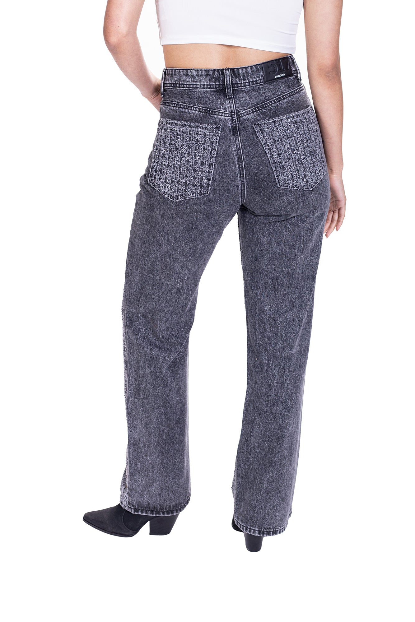 JEANS WIDE LEG PARA MUJER