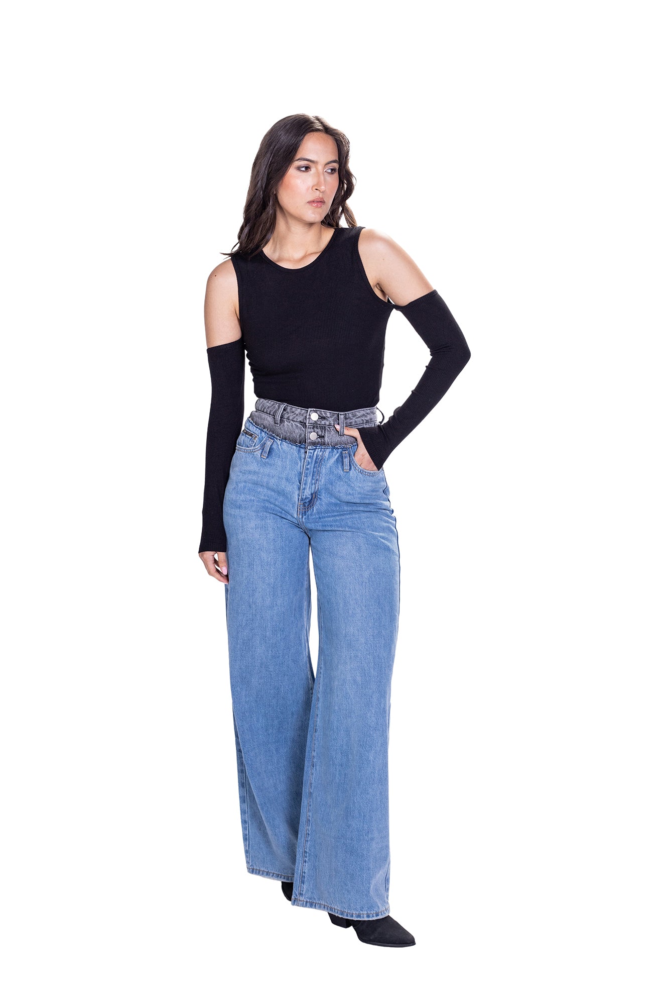 JEAN DAMA PATCH WORK