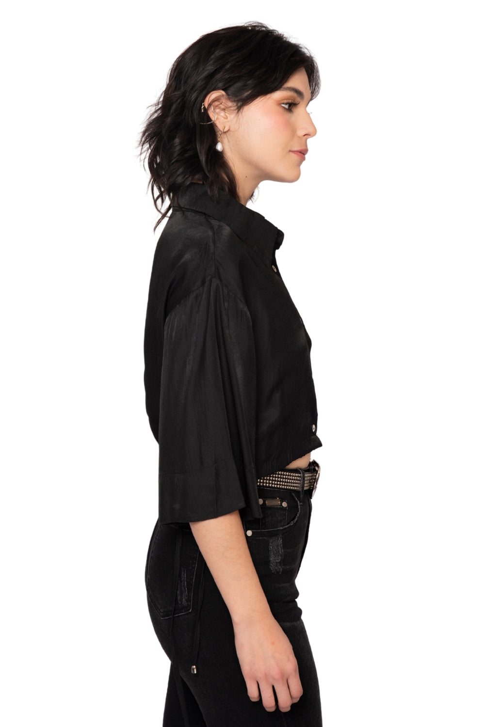 CAMISA CROPPED PARA MUJER