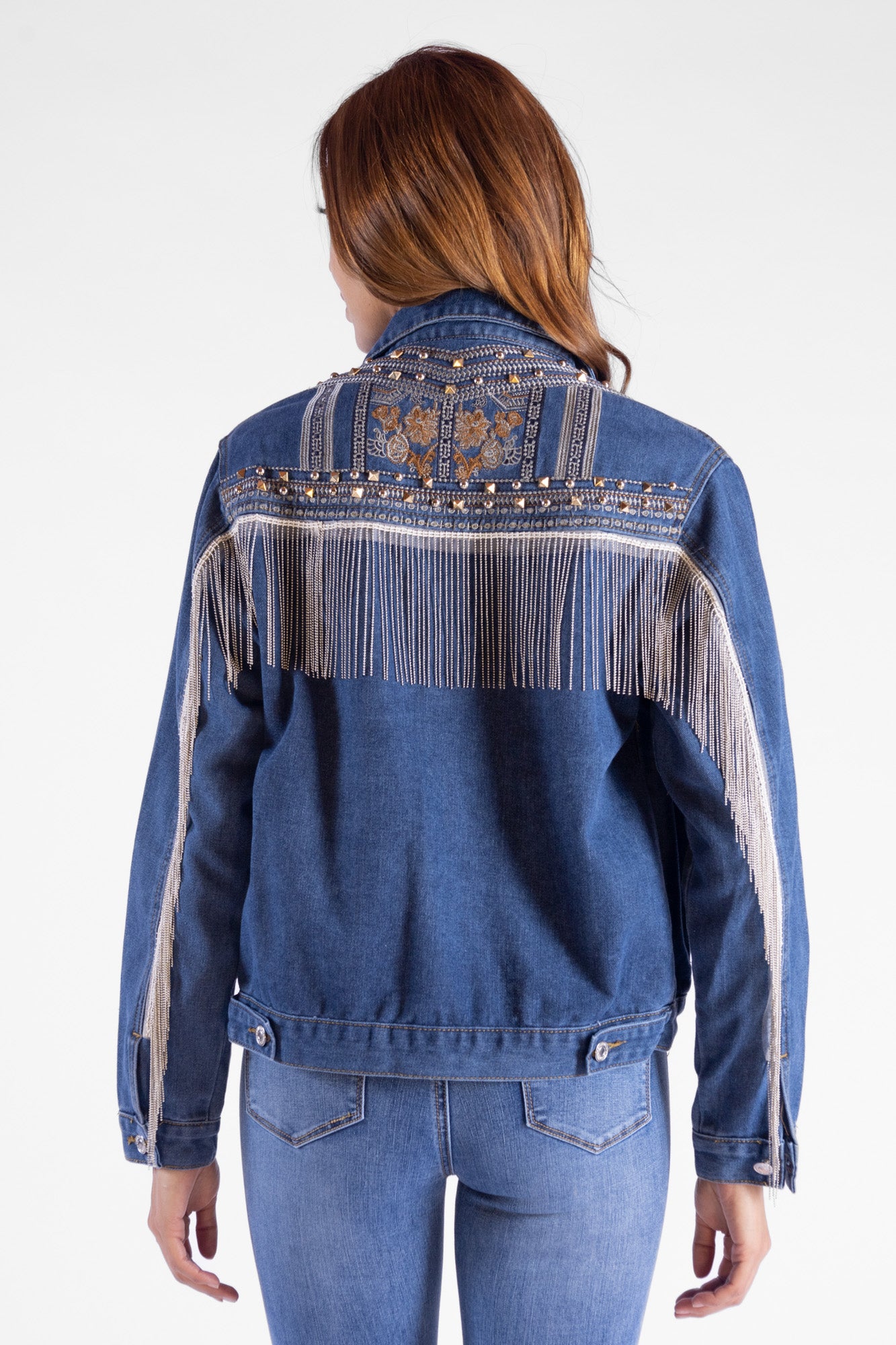 Chaqueta Denim Para Mujer