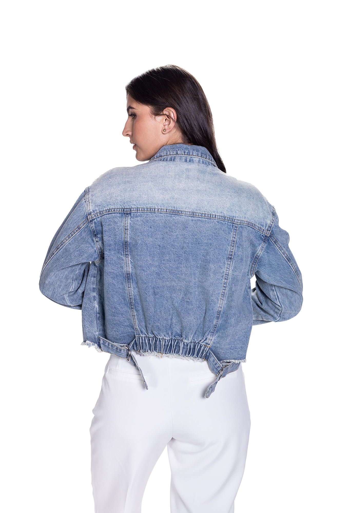 Chaqueta Denim Para Mujer