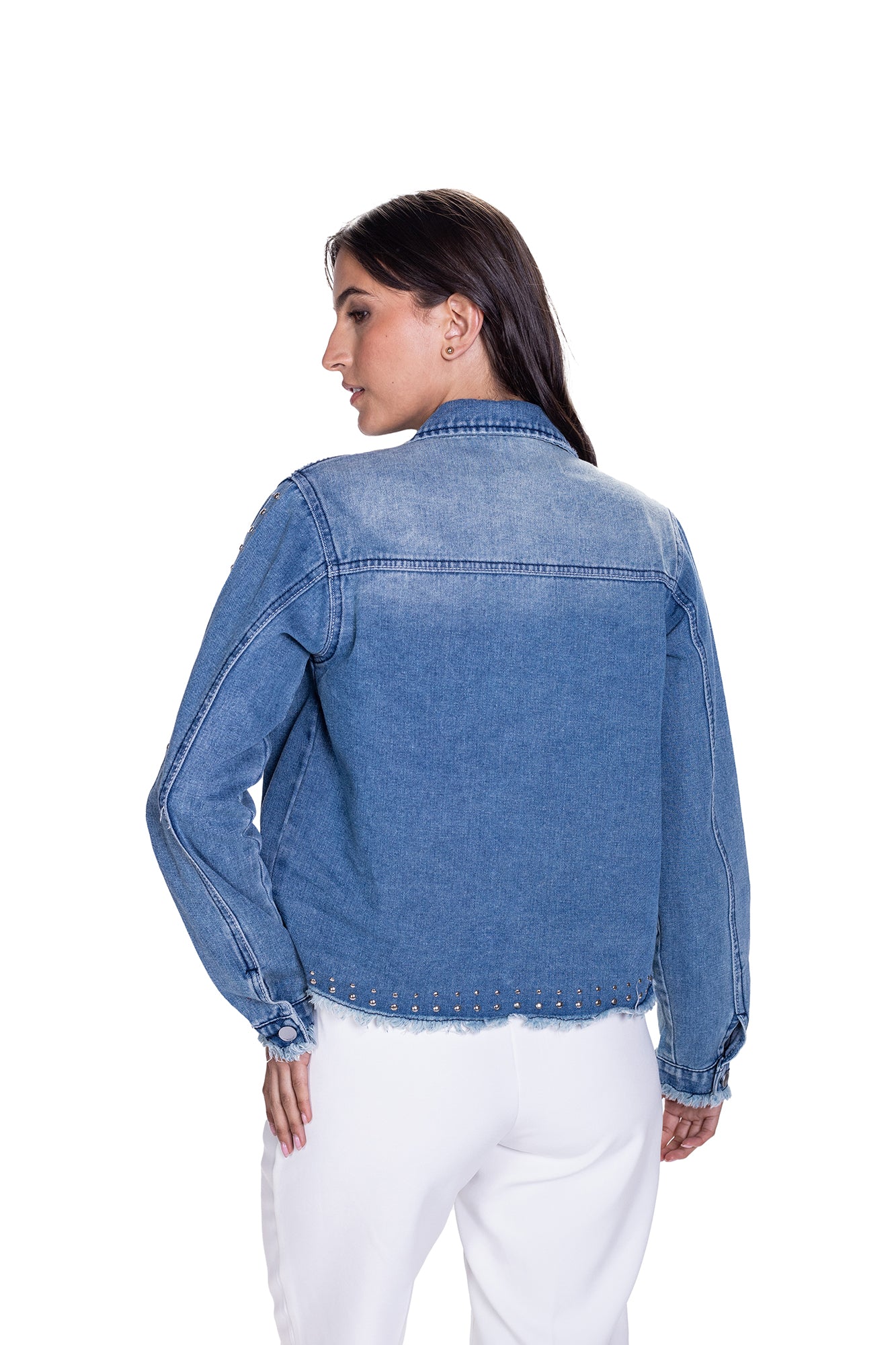Chaqueta Denim Para Mujer