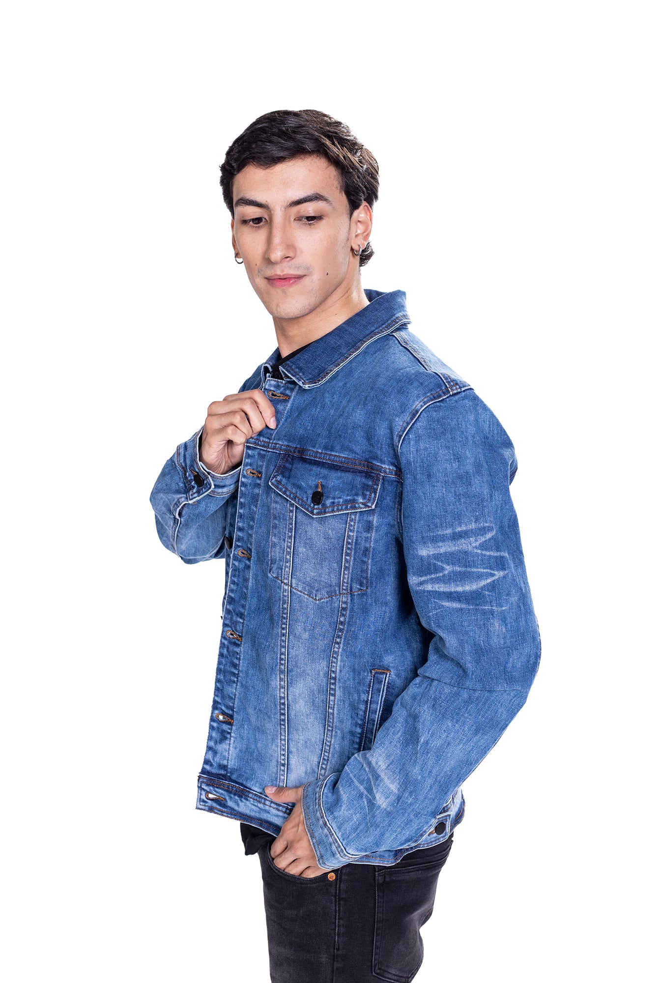 CHAQUETA EN JEANS PARA HOMBRE