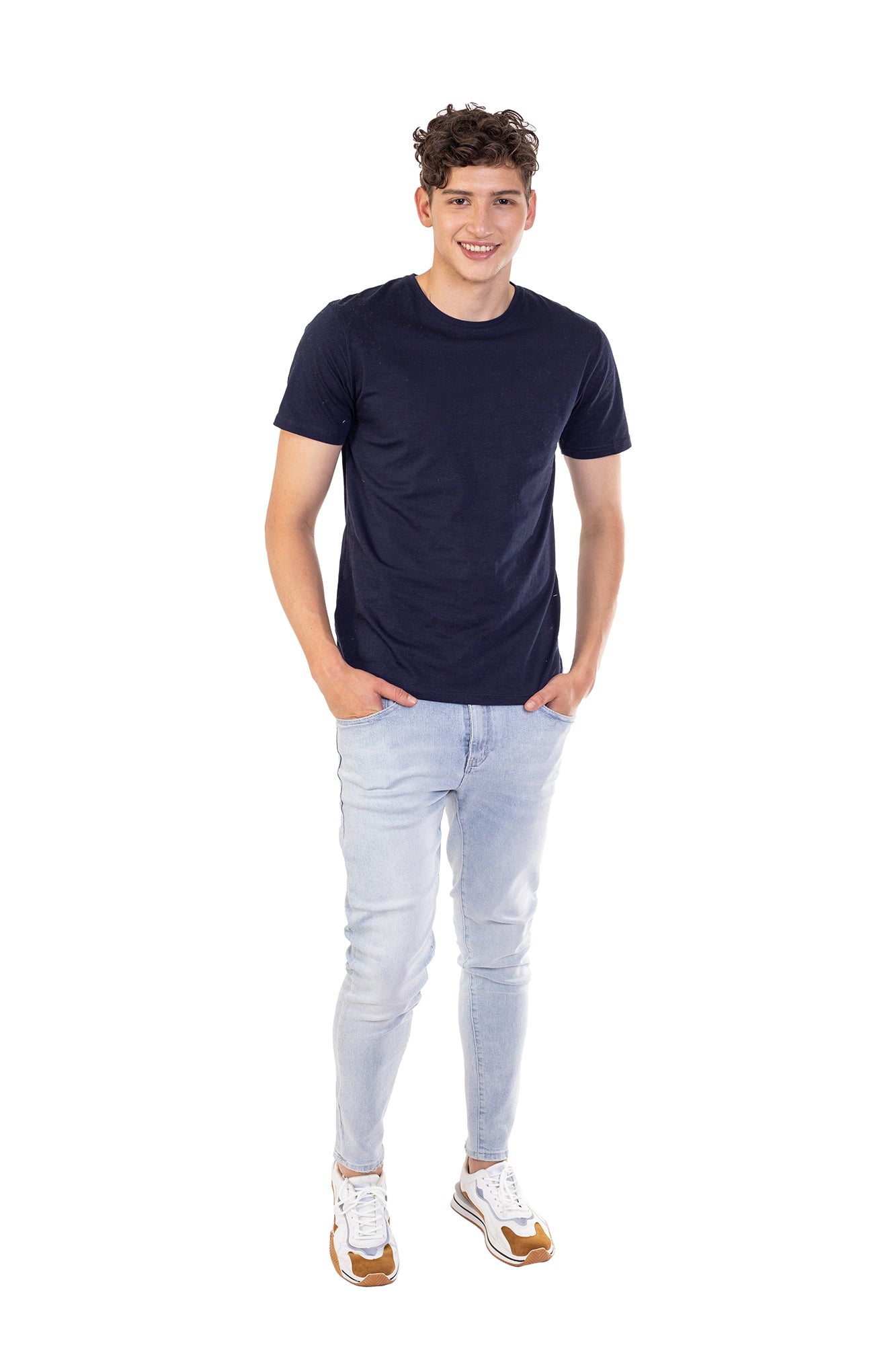 Camiseta Básica Para Hombre