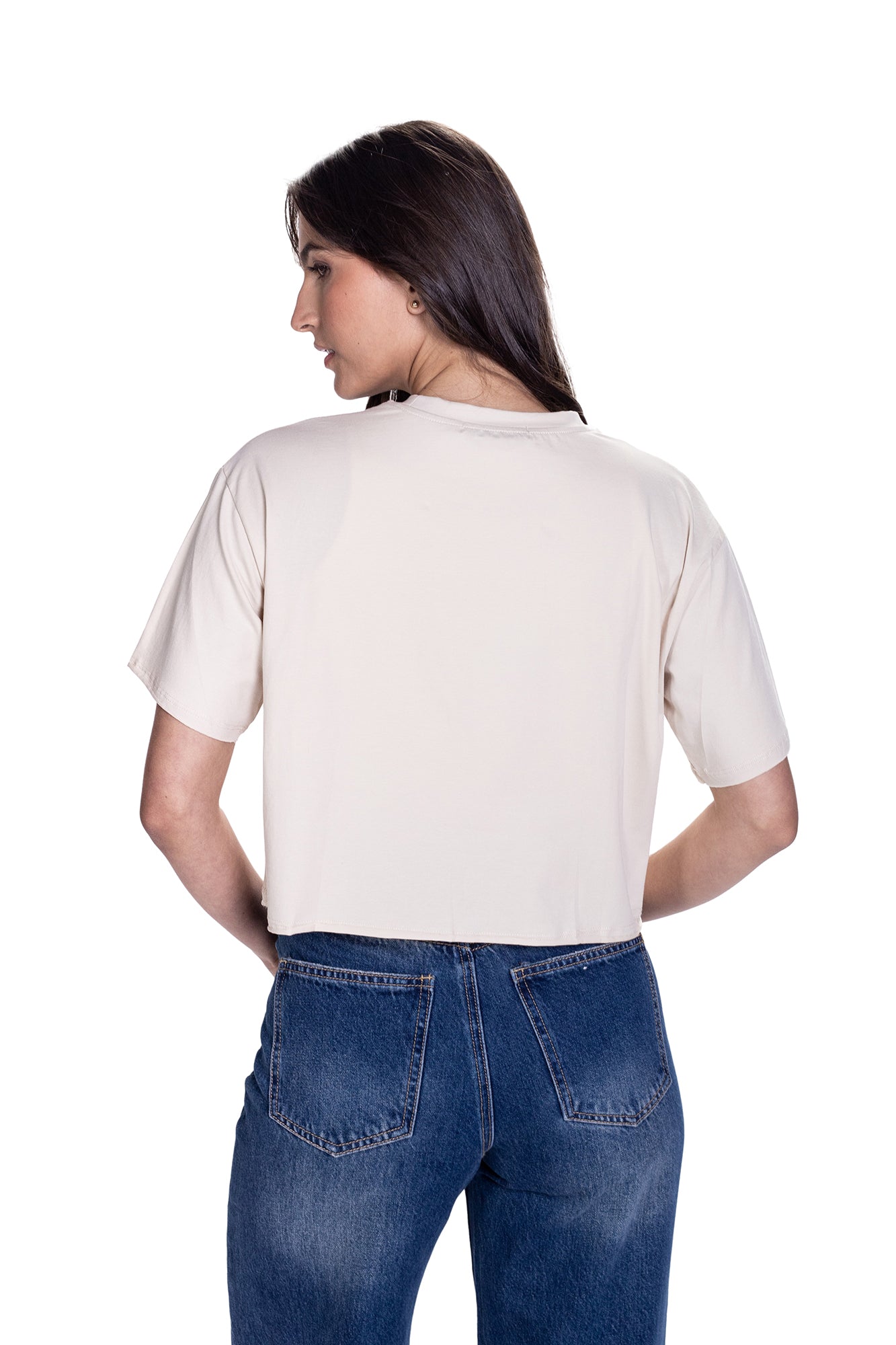 CAMISETA CROPPED OVERSIZE