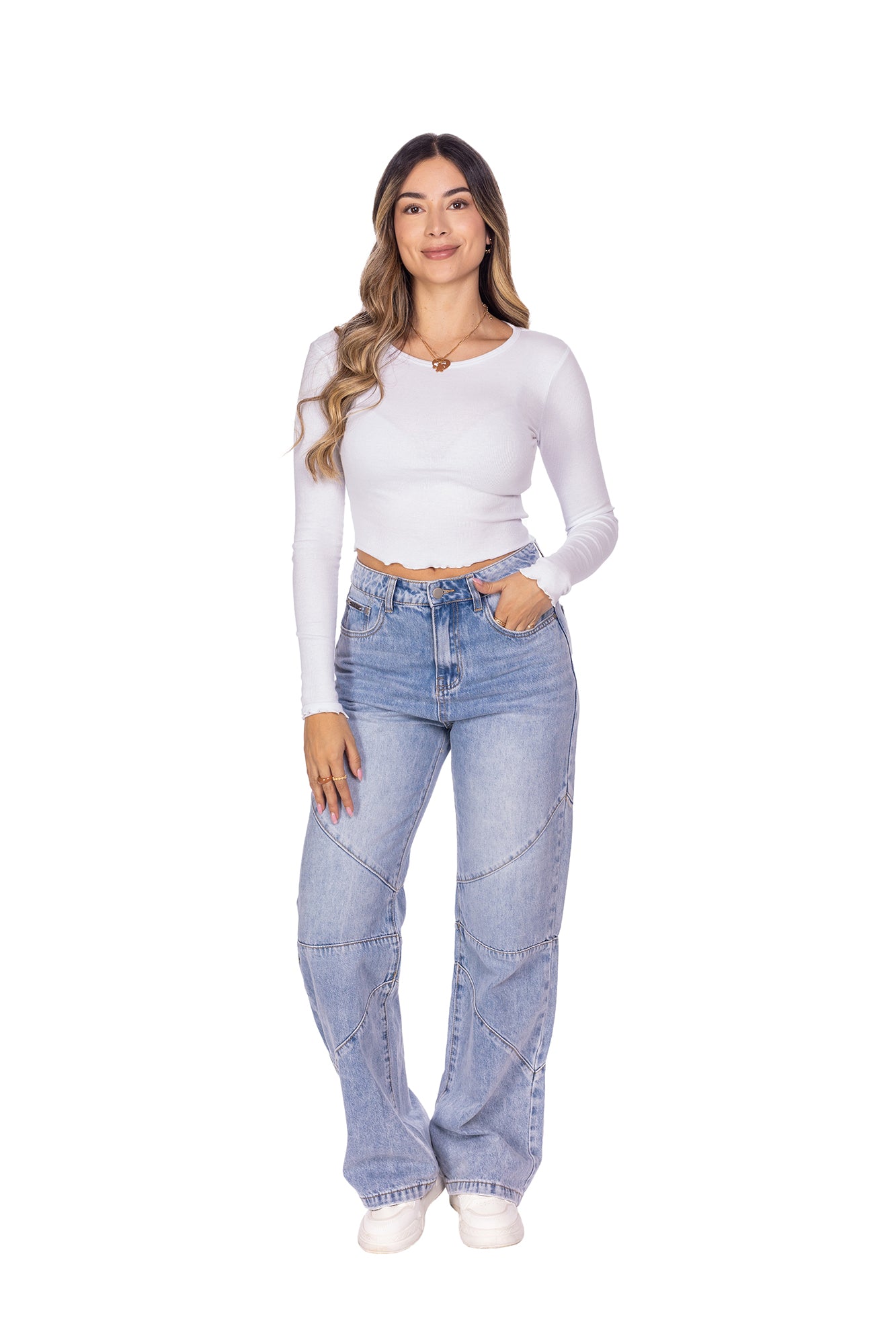 BLUSA MANGA LARGA BÁSICA