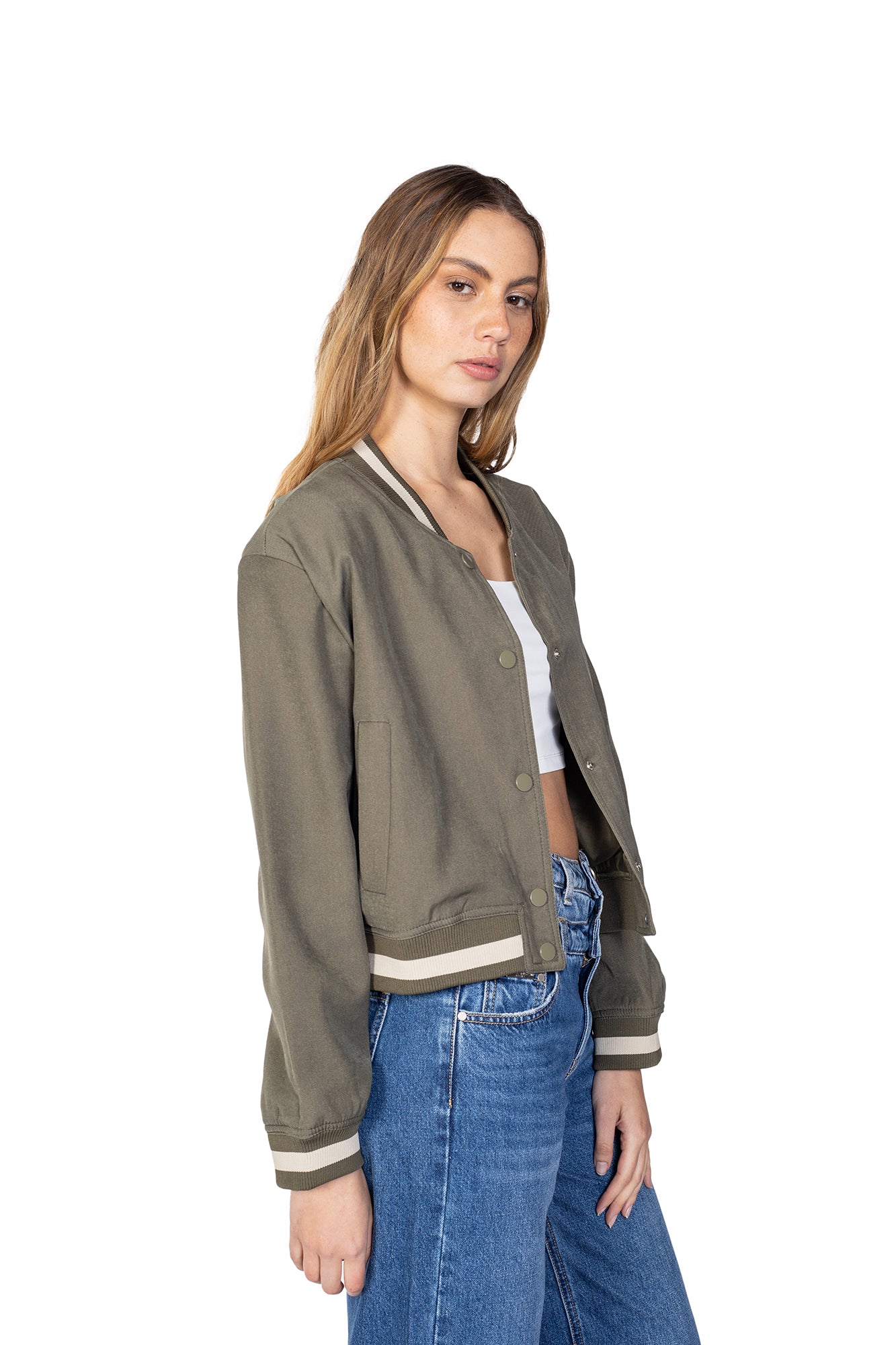 CHAQUETA BEISBOLERA DAMA