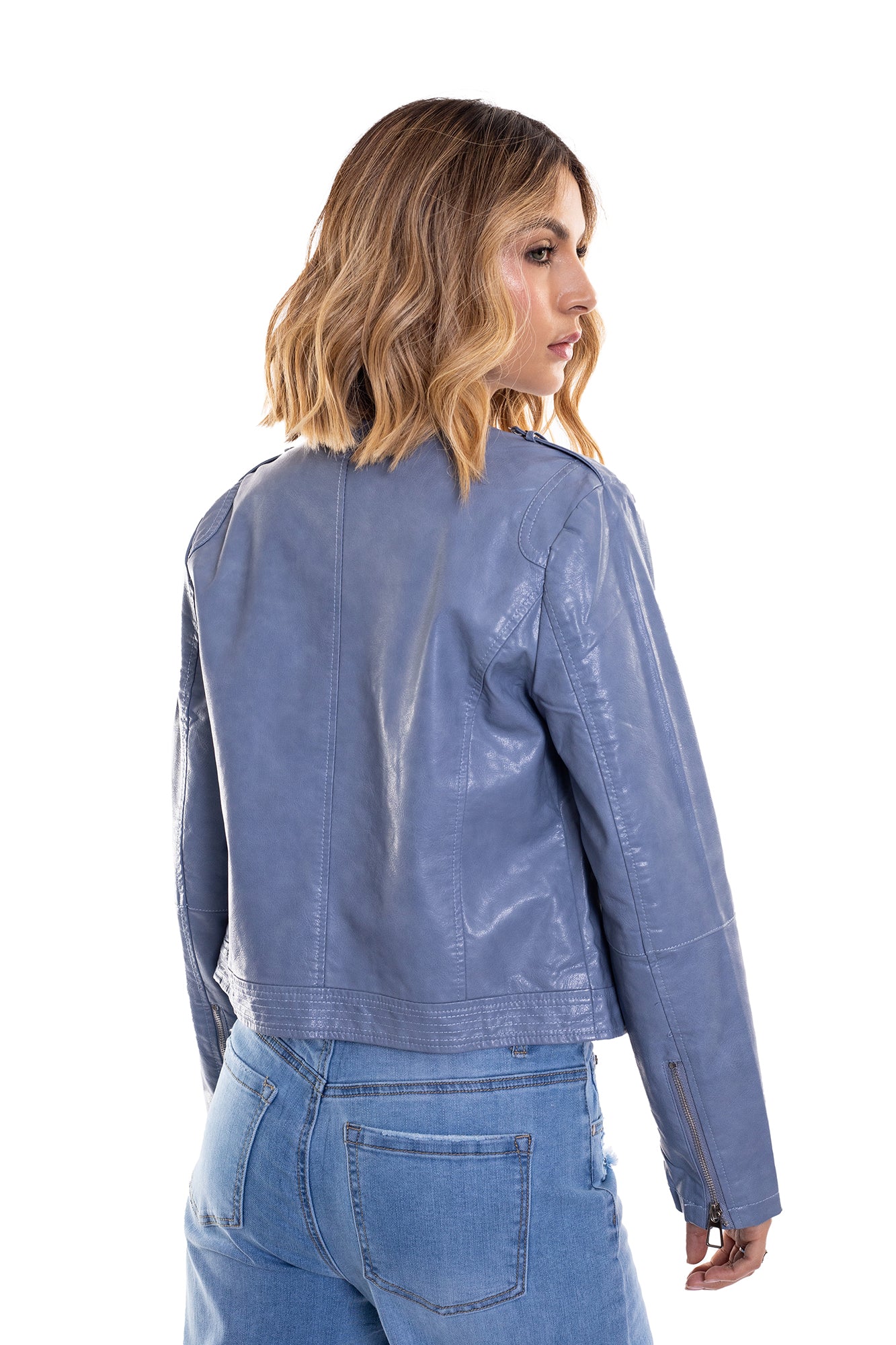 CHAQUETA POLIPIEL PARA MUJER