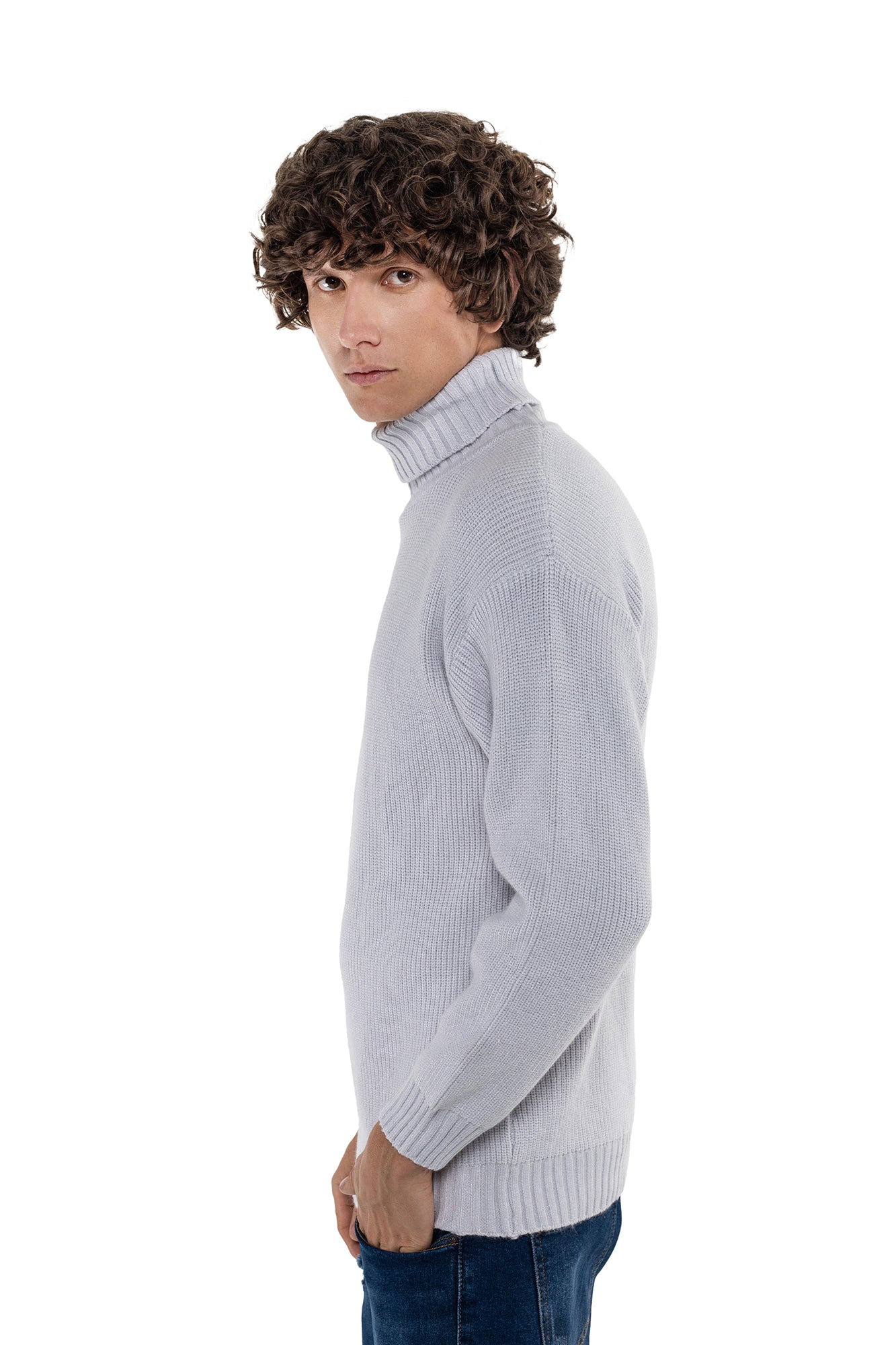 Sweater Cuello Alto Para hombre