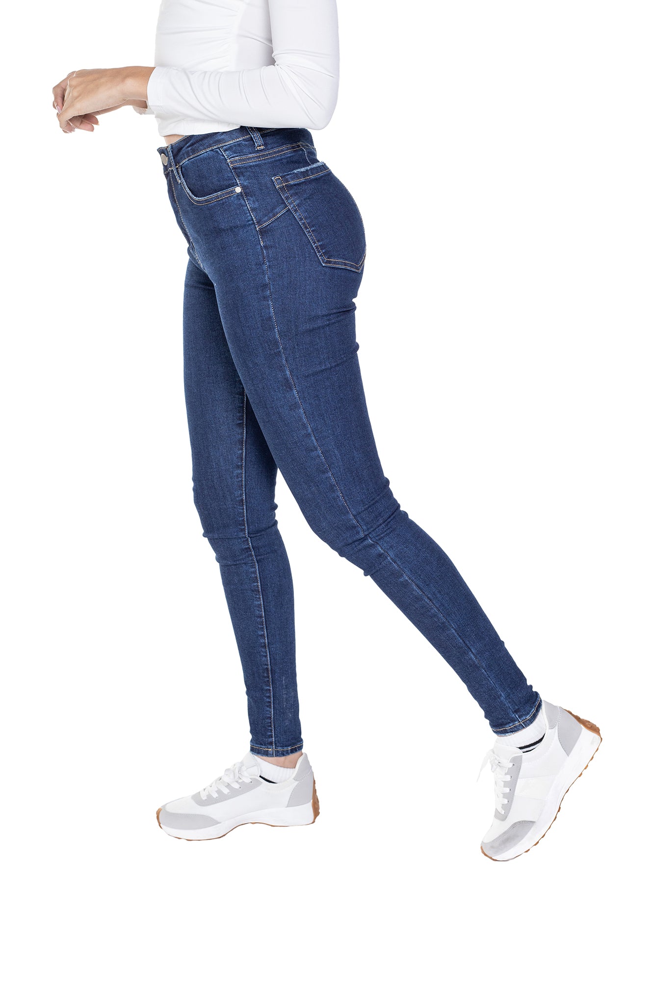 JEANS MID RISE PARA MUJER