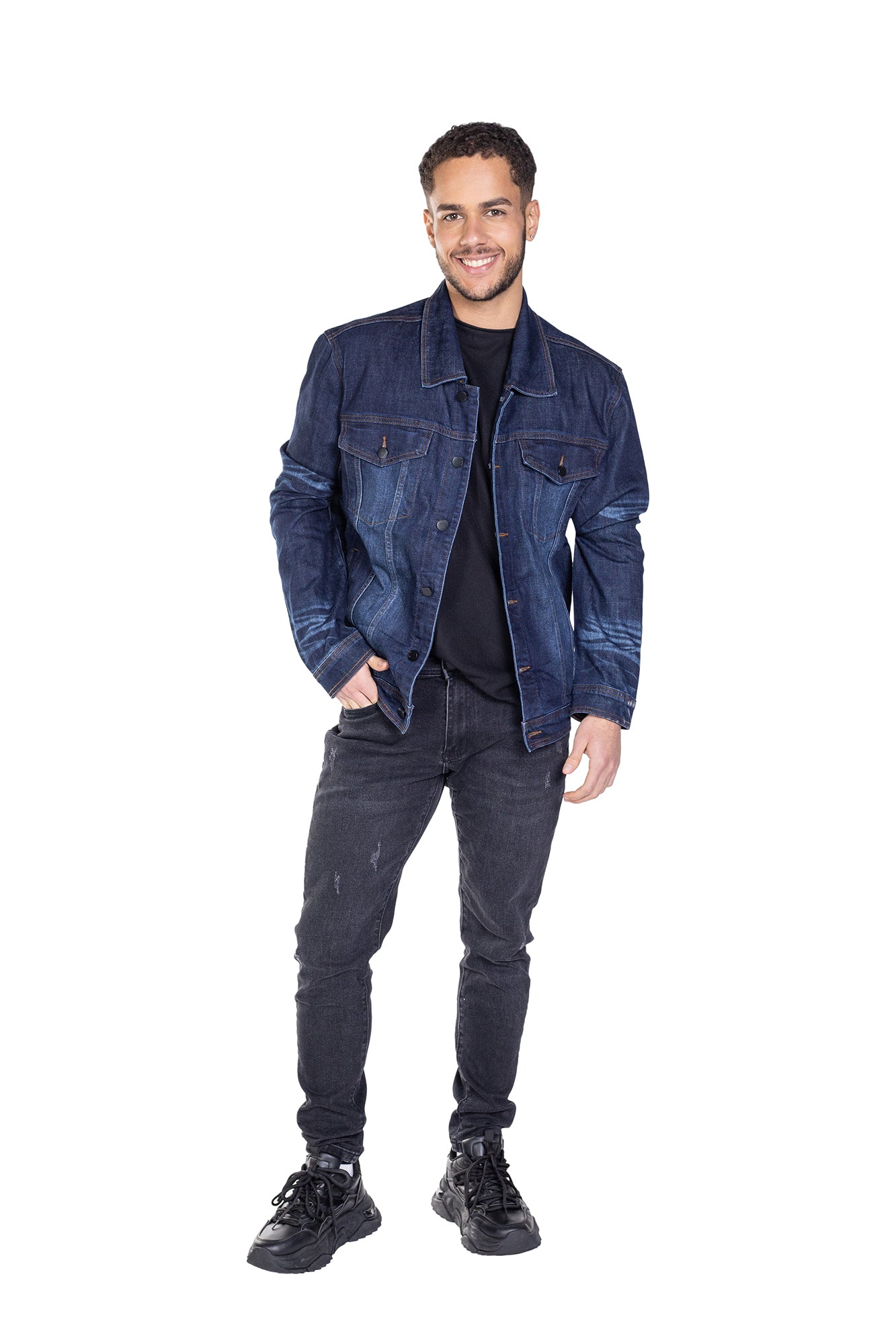 CHAQUETA EN JEANS PARA HOMBRE