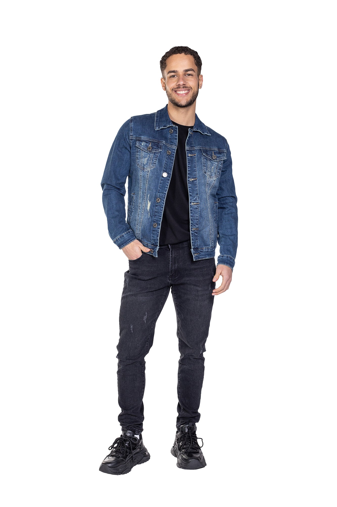Chaqueta Denim Para Hombre