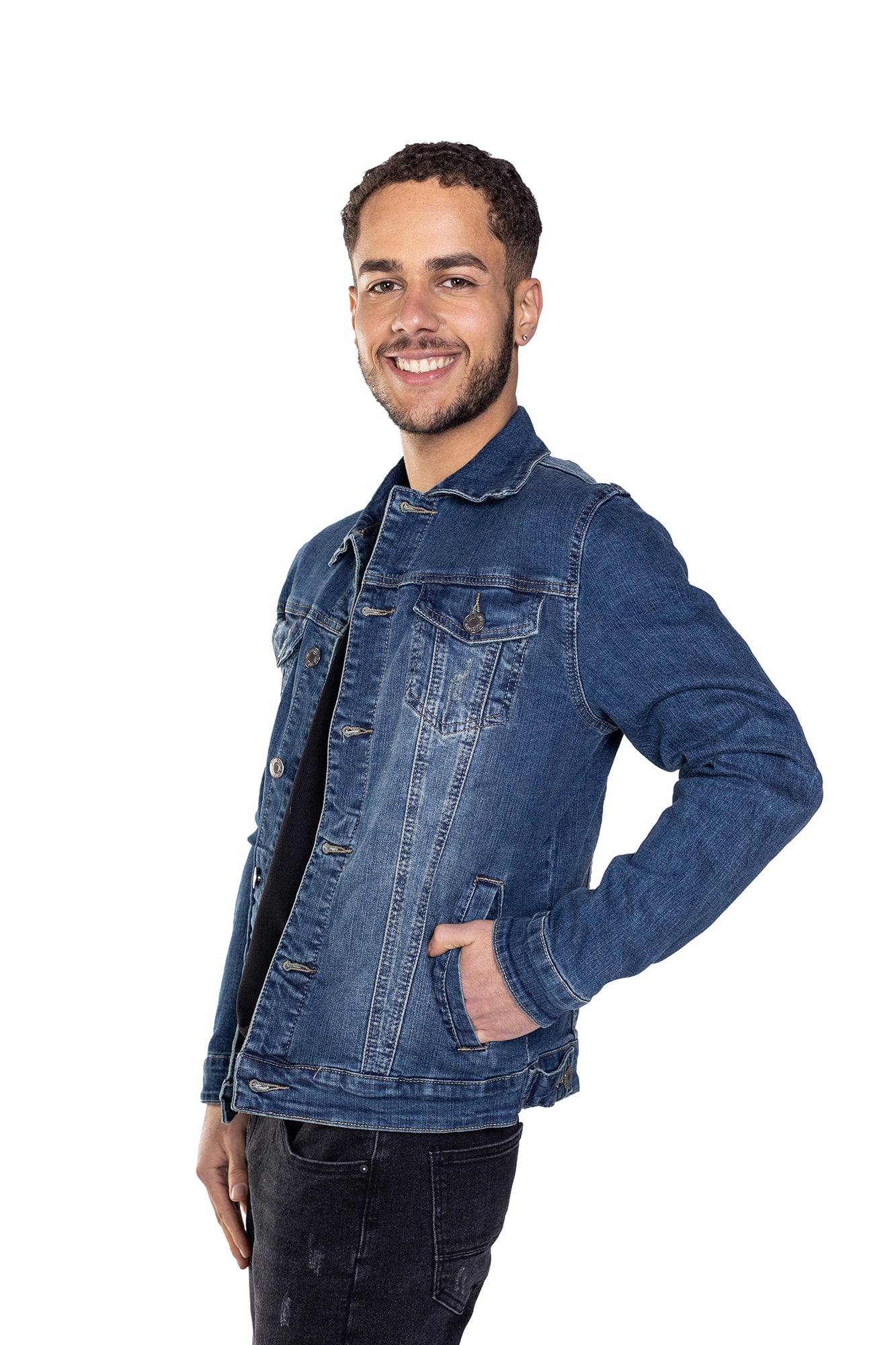 Chaqueta Denim Para Hombre