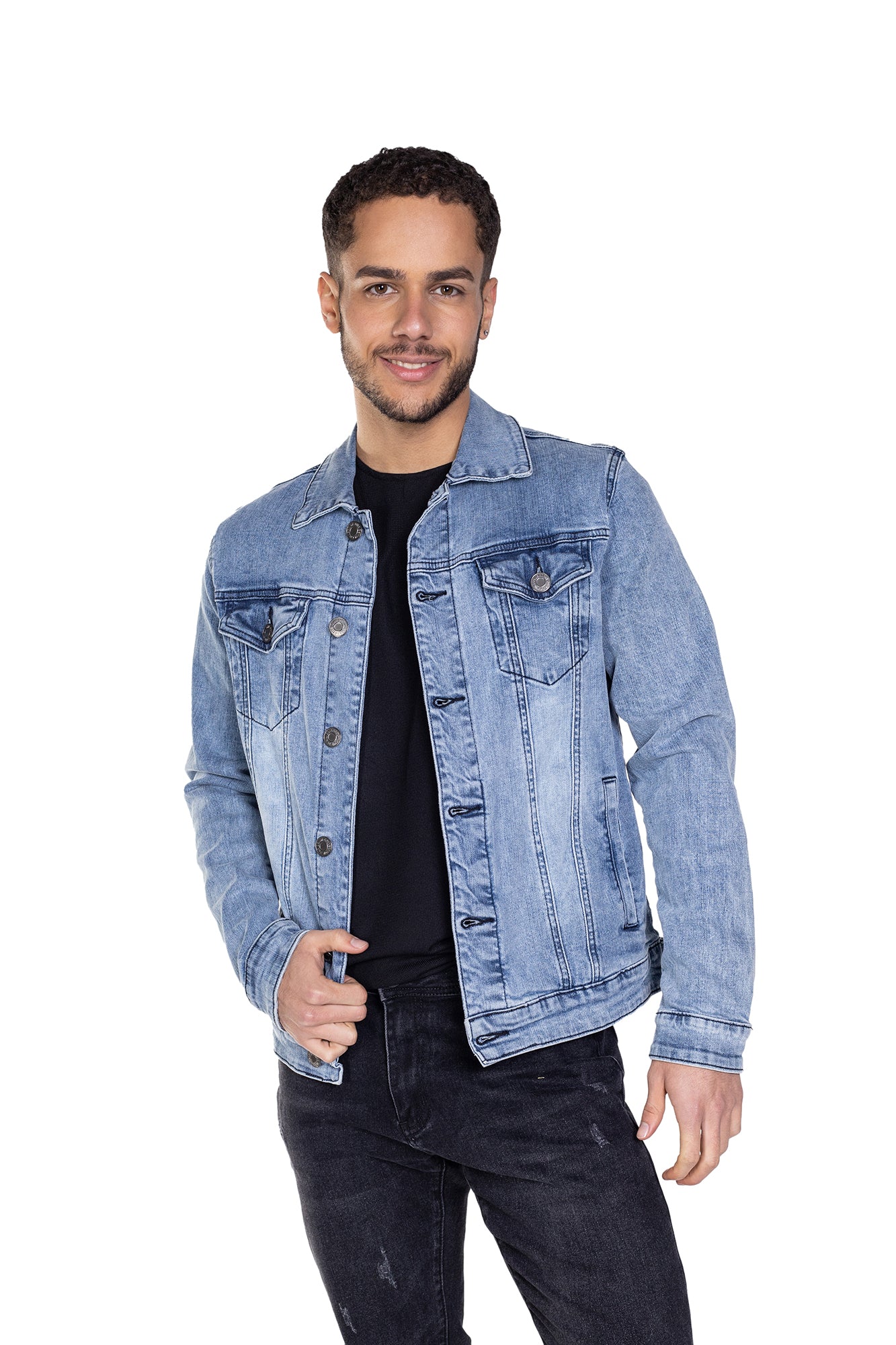 Chaqueta Jeans Azul Hombre Chaqueta Denim Para Hombre