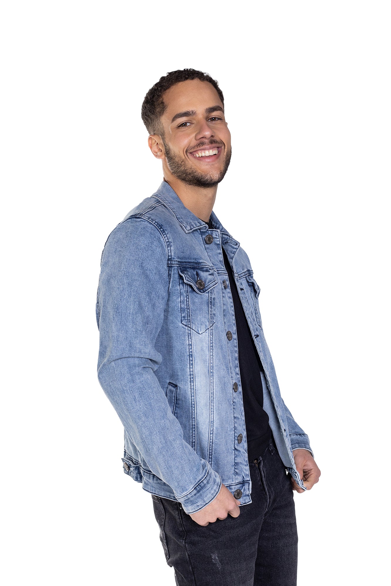 Chaqueta Denim Para Hombre