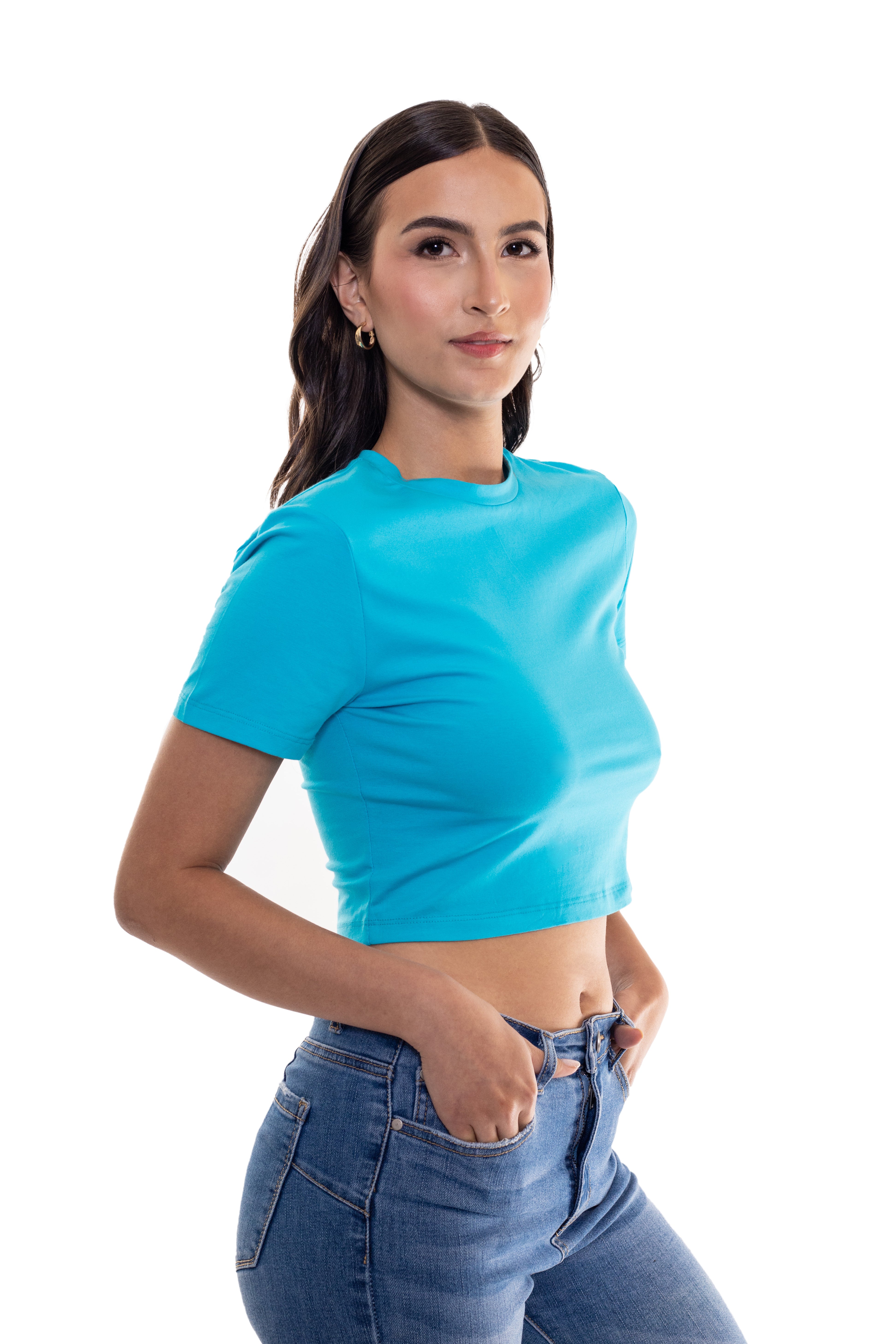BLUSA MANGA CORTA PARA MUJER