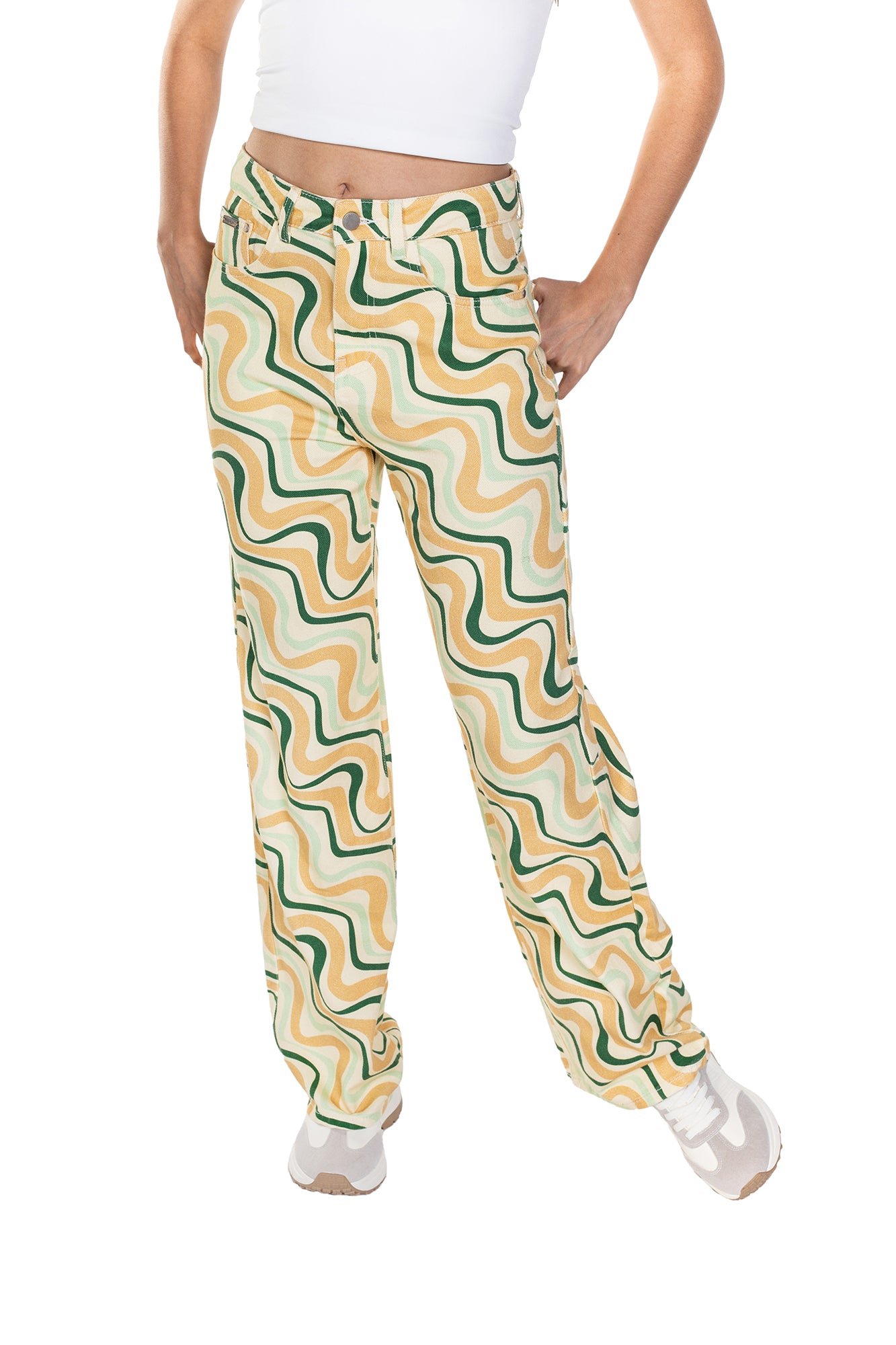 JEAN WIDE LEG CON HONDAS A TONO