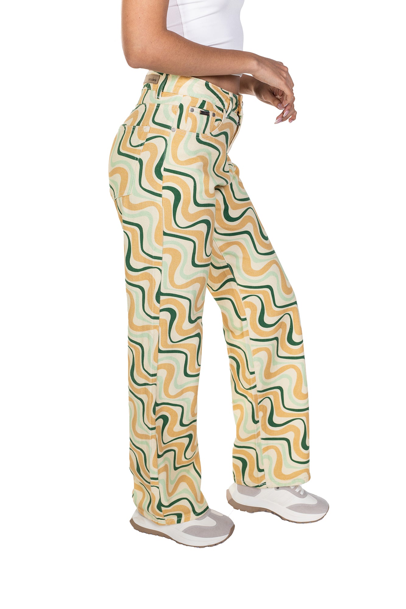 JEAN WIDE LEG CON HONDAS A TONO