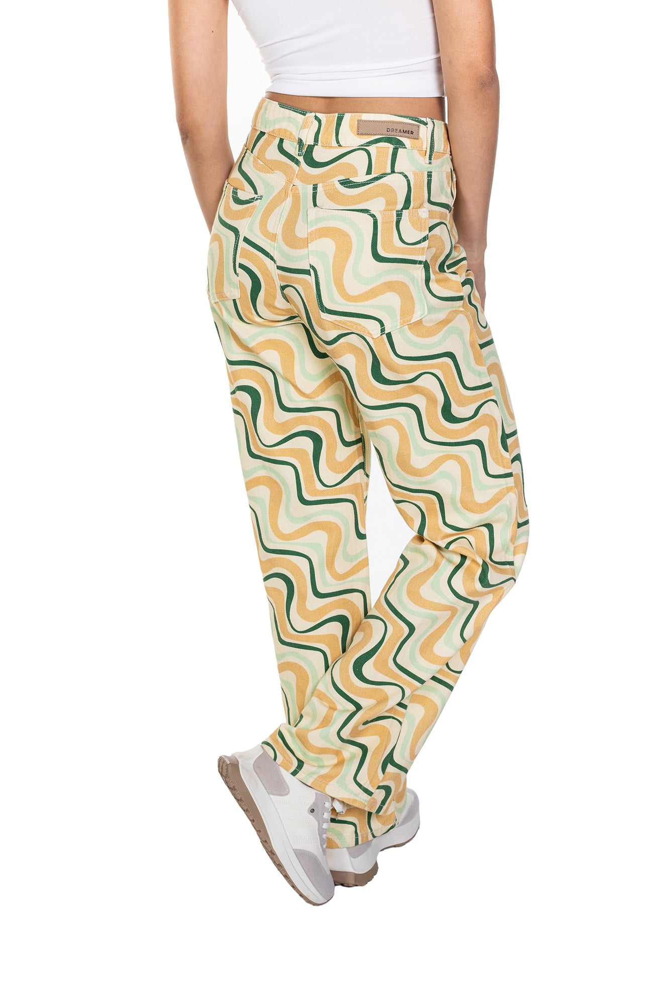 JEAN WIDE LEG CON HONDAS A TONO