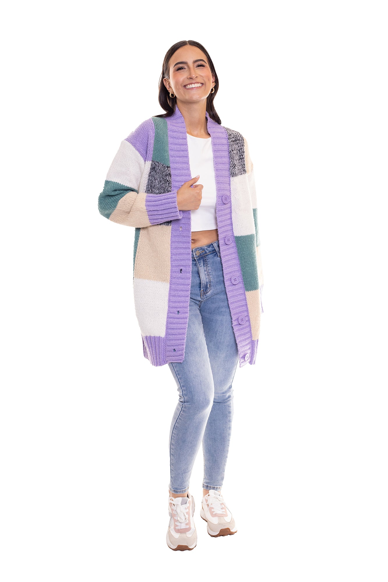 CÁRDIGAN MUJER BLOQUES