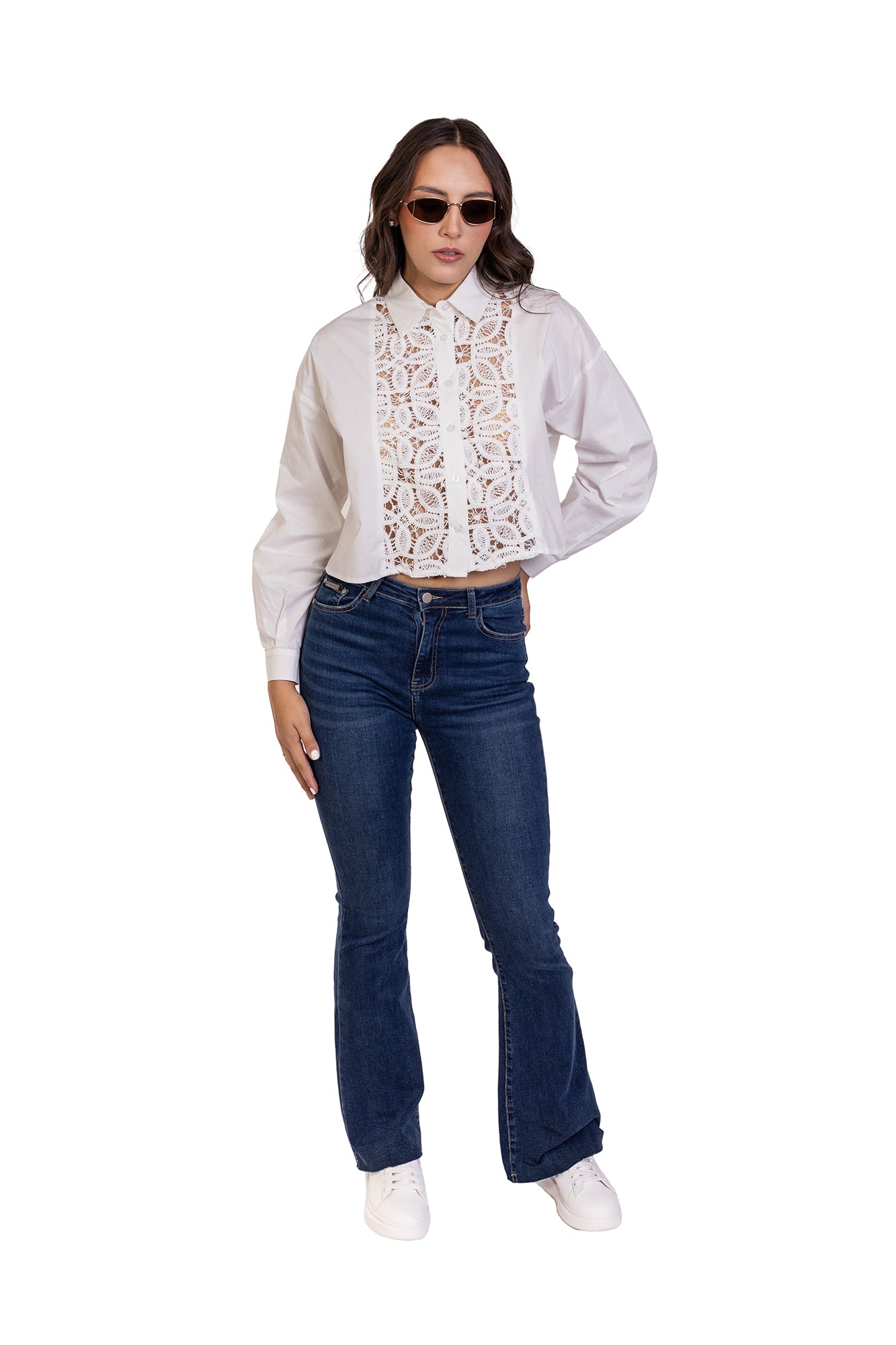 BLUSA MANGA LARGA PARA MUJER