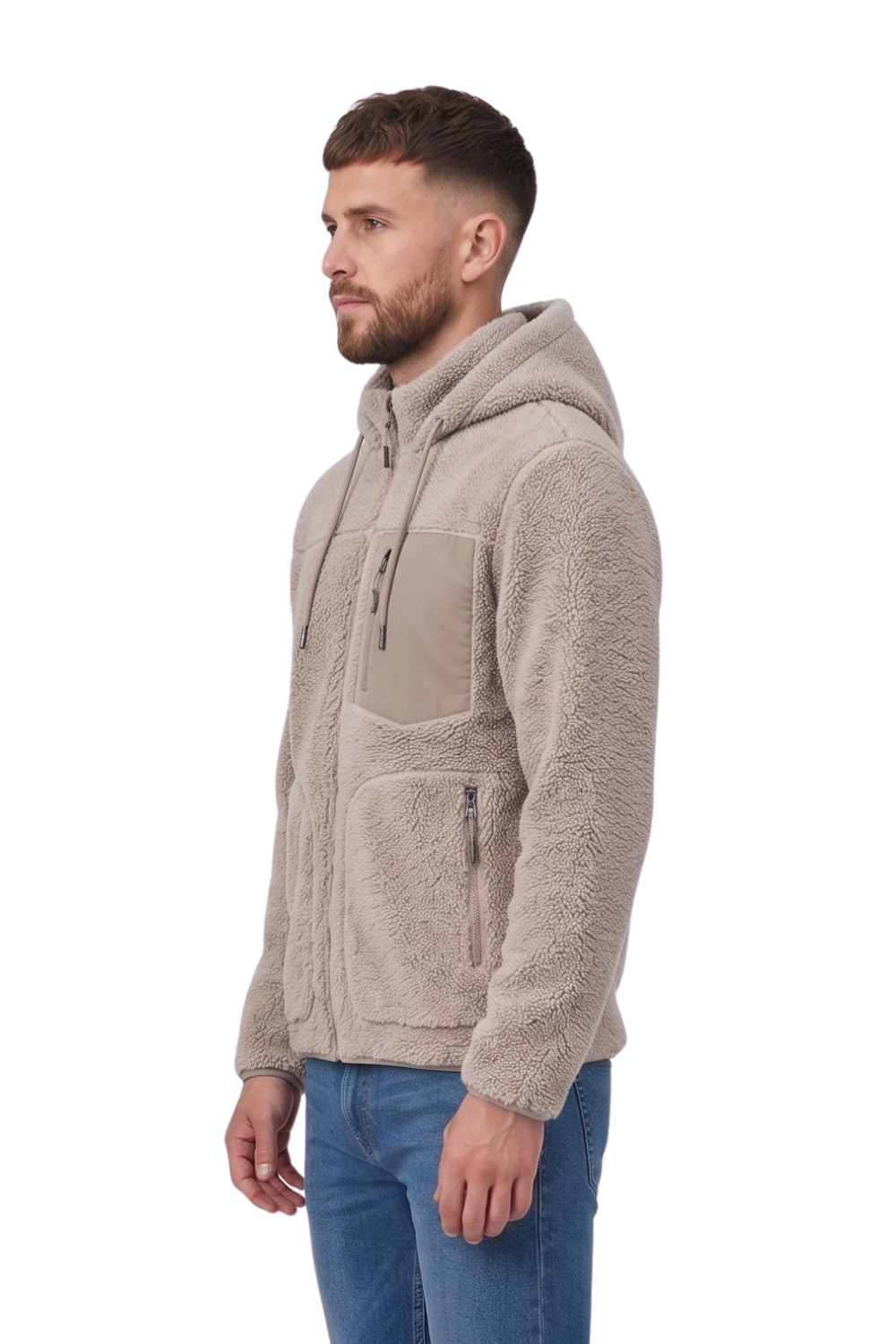 CHAQUETA SHERPA NAVY