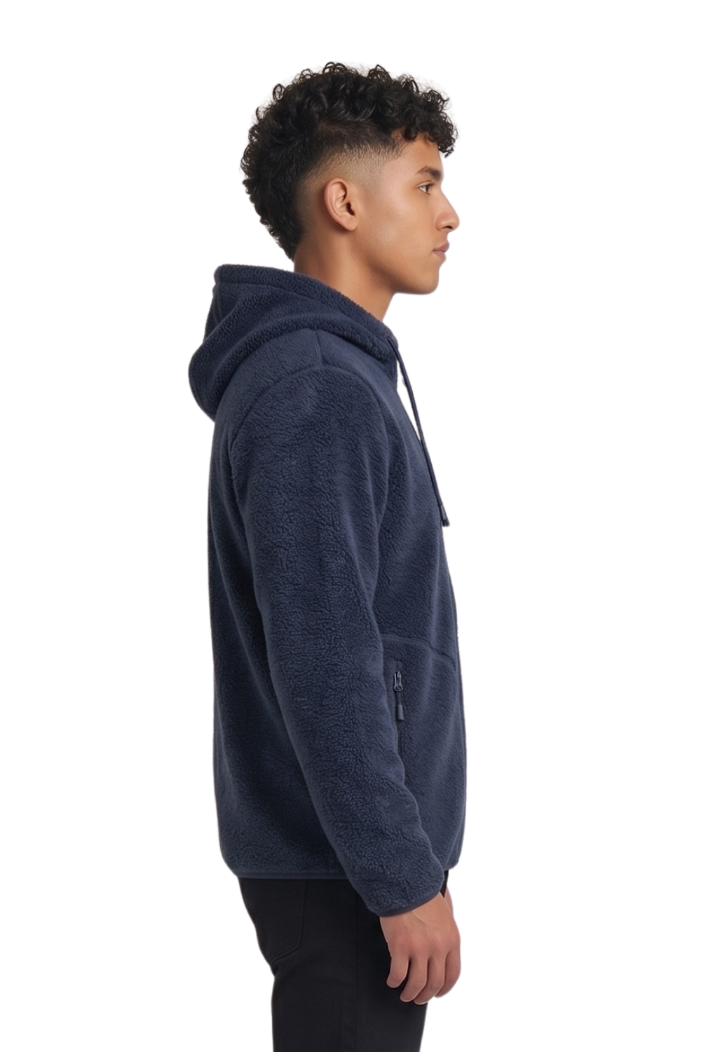 CHAQUETA SHERPA NAVY