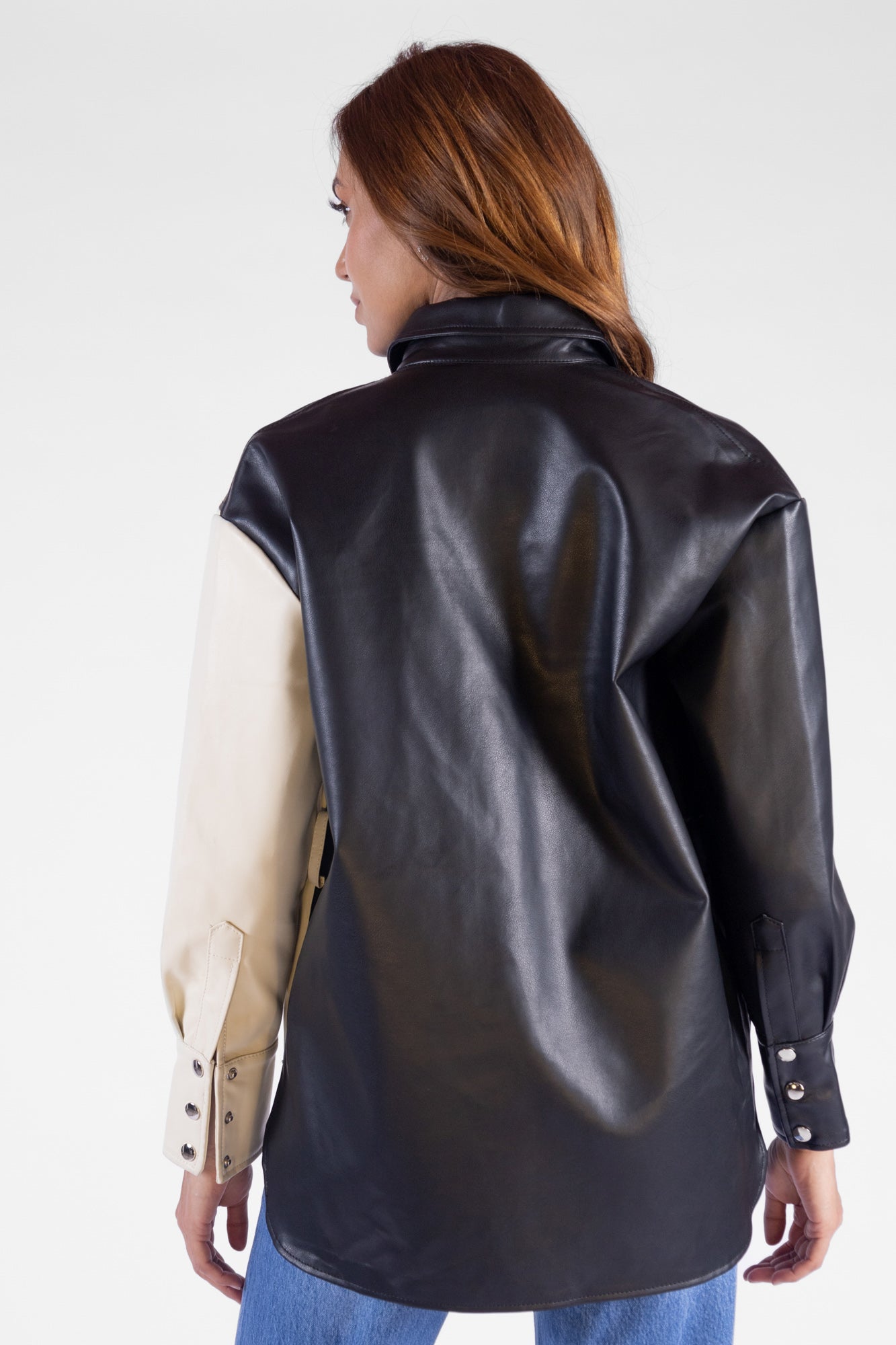 Sobrecamisa Doble Tono Para Mujer