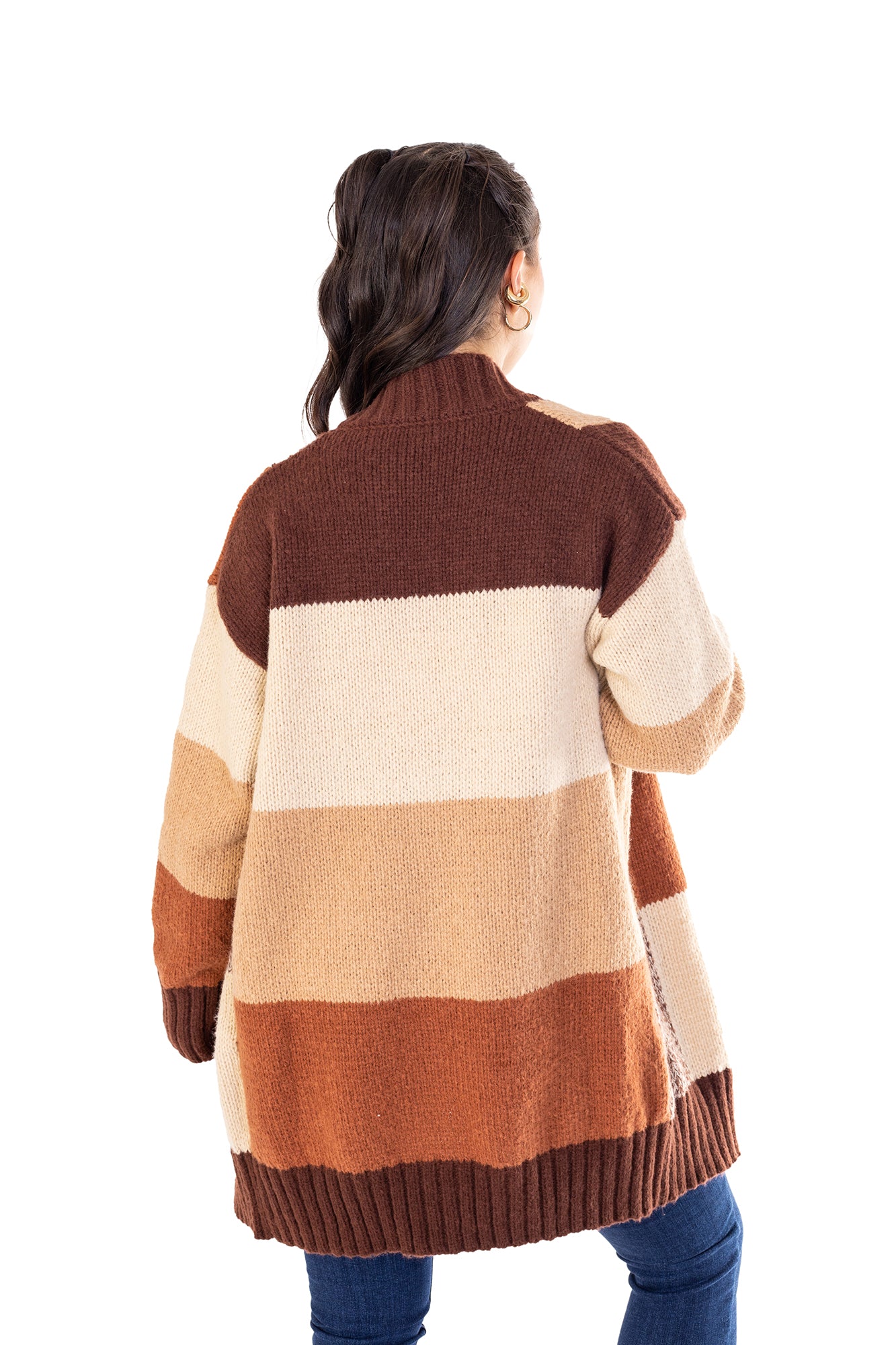 CÁRDIGAN DOBLE TONO