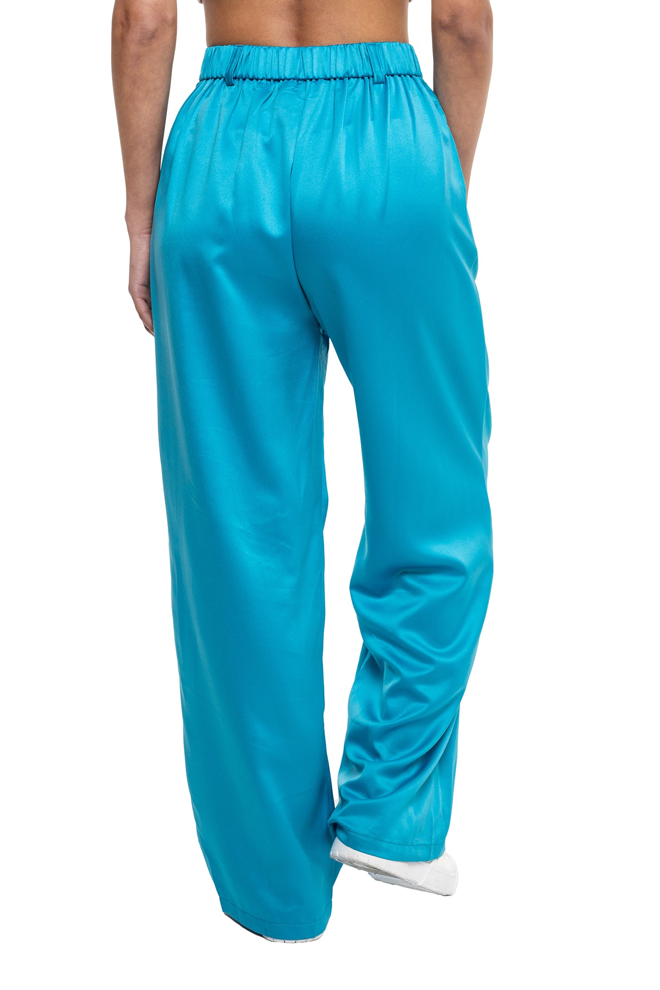 Pantalón En Satín Para Mujer