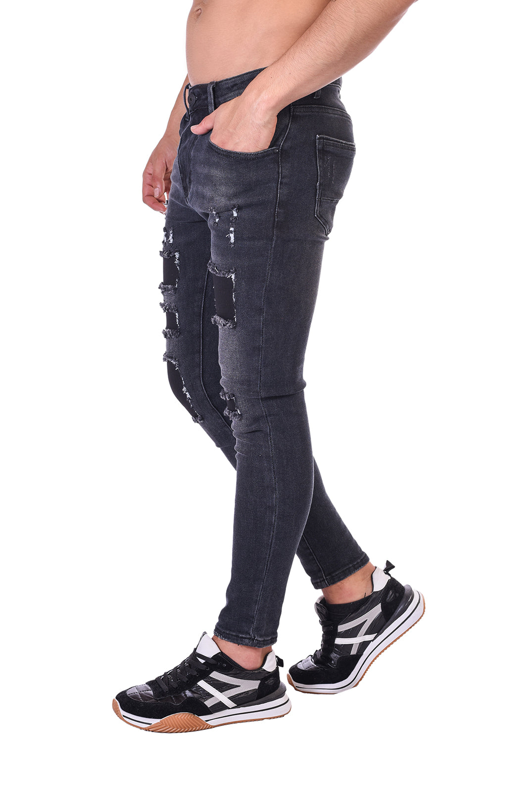 Jean Slim Fit con desgastes