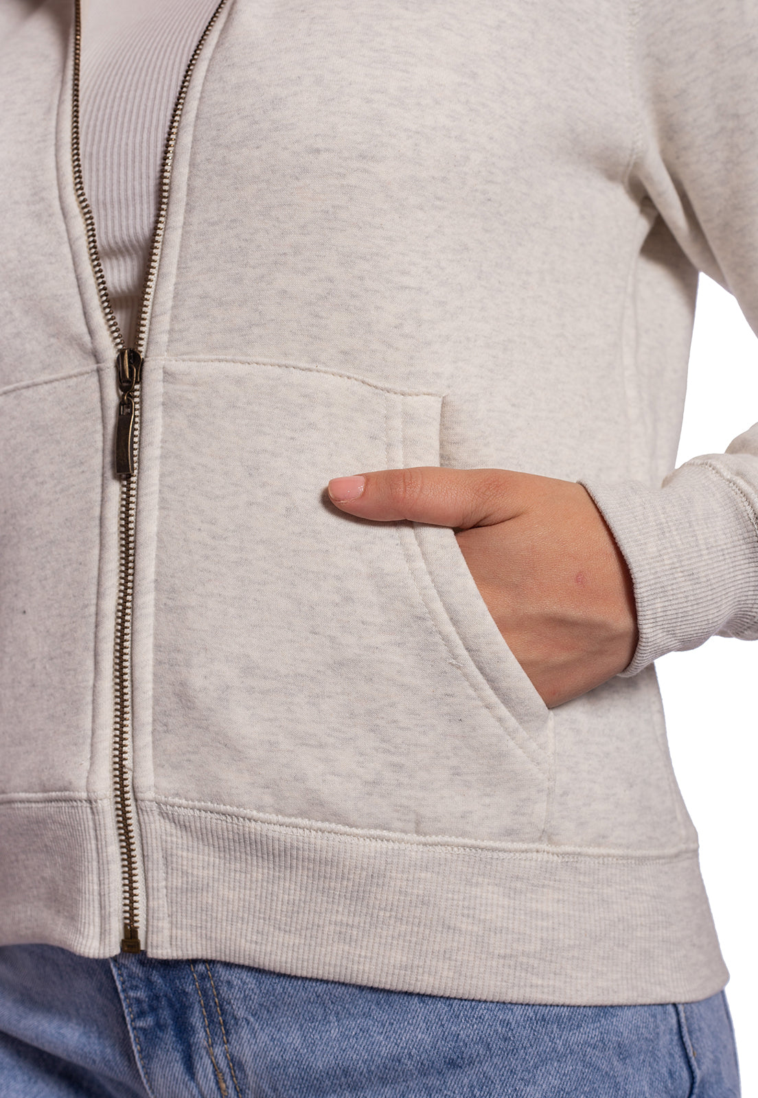 Hoodie Gris Para Mujer