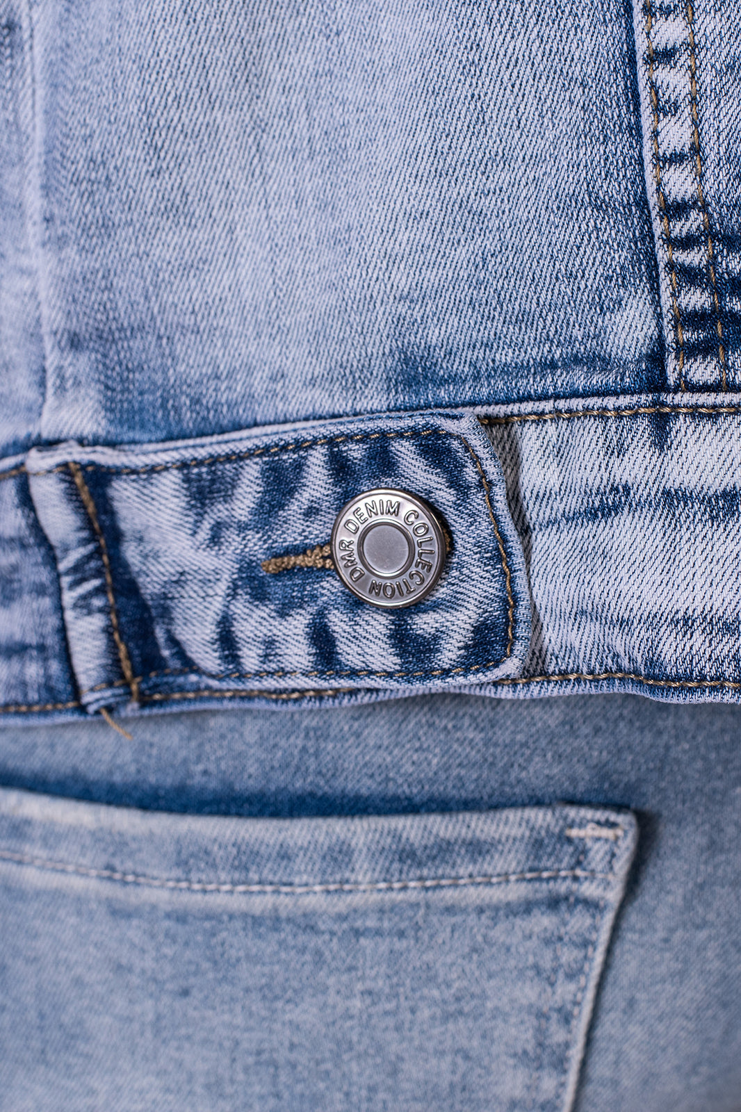 Chaqueta Denim De Parches Para Hombre