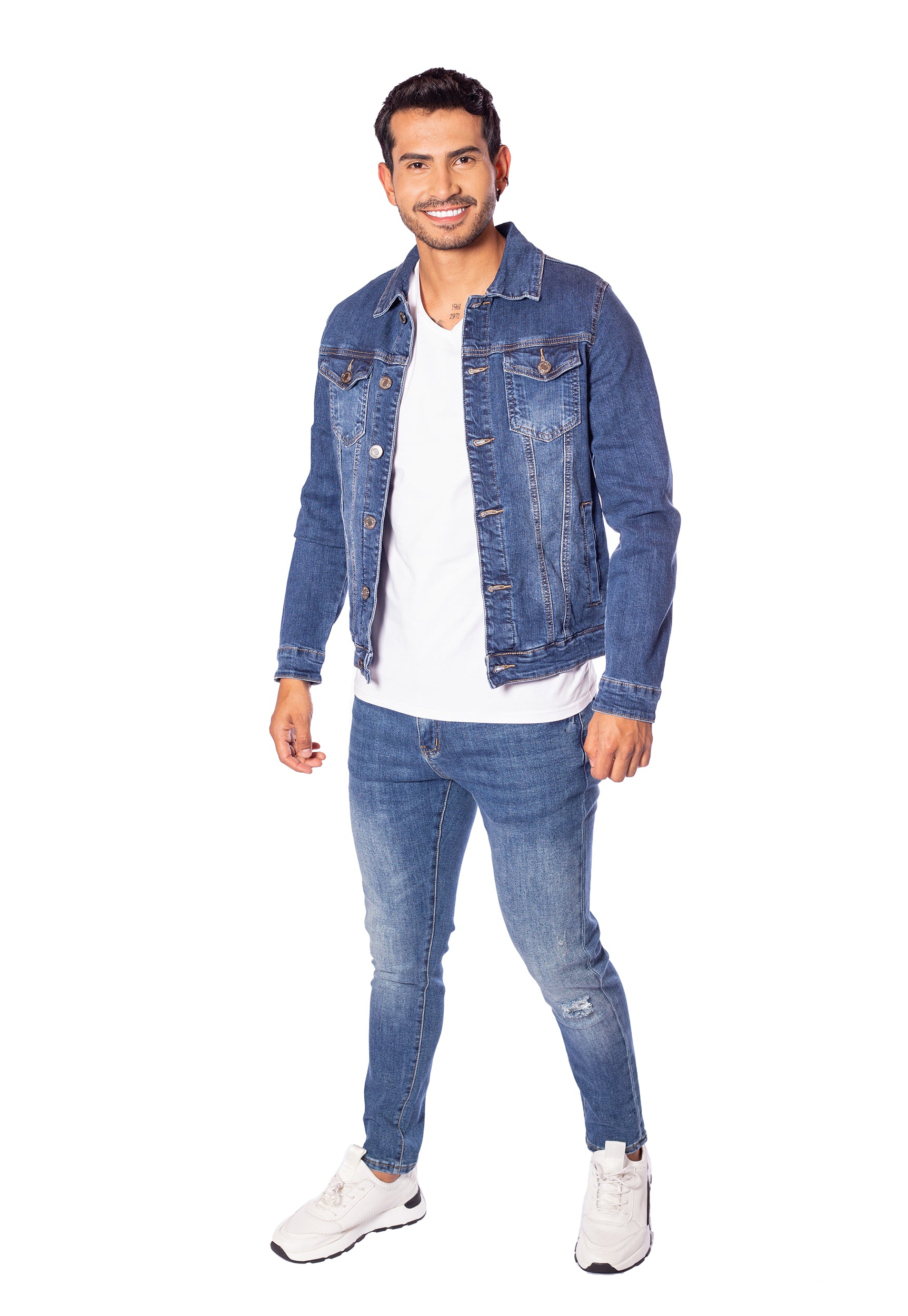 Chaqueta Denim Para Hombre