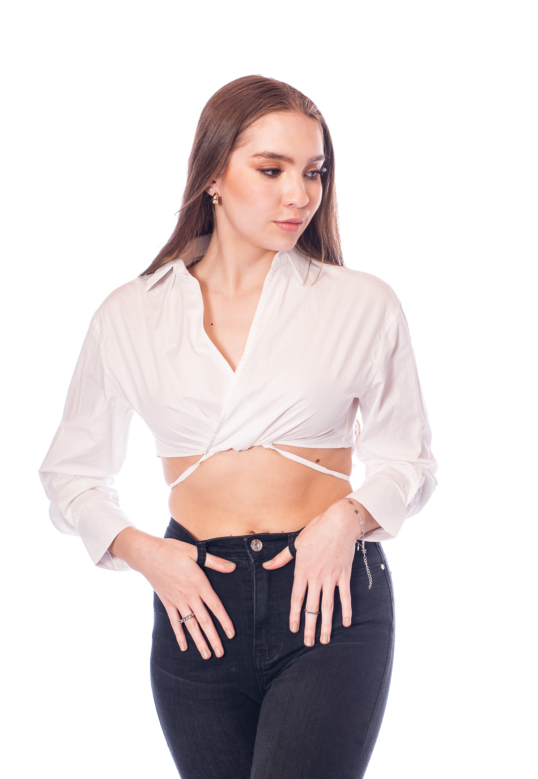 Blusa listón para mujer