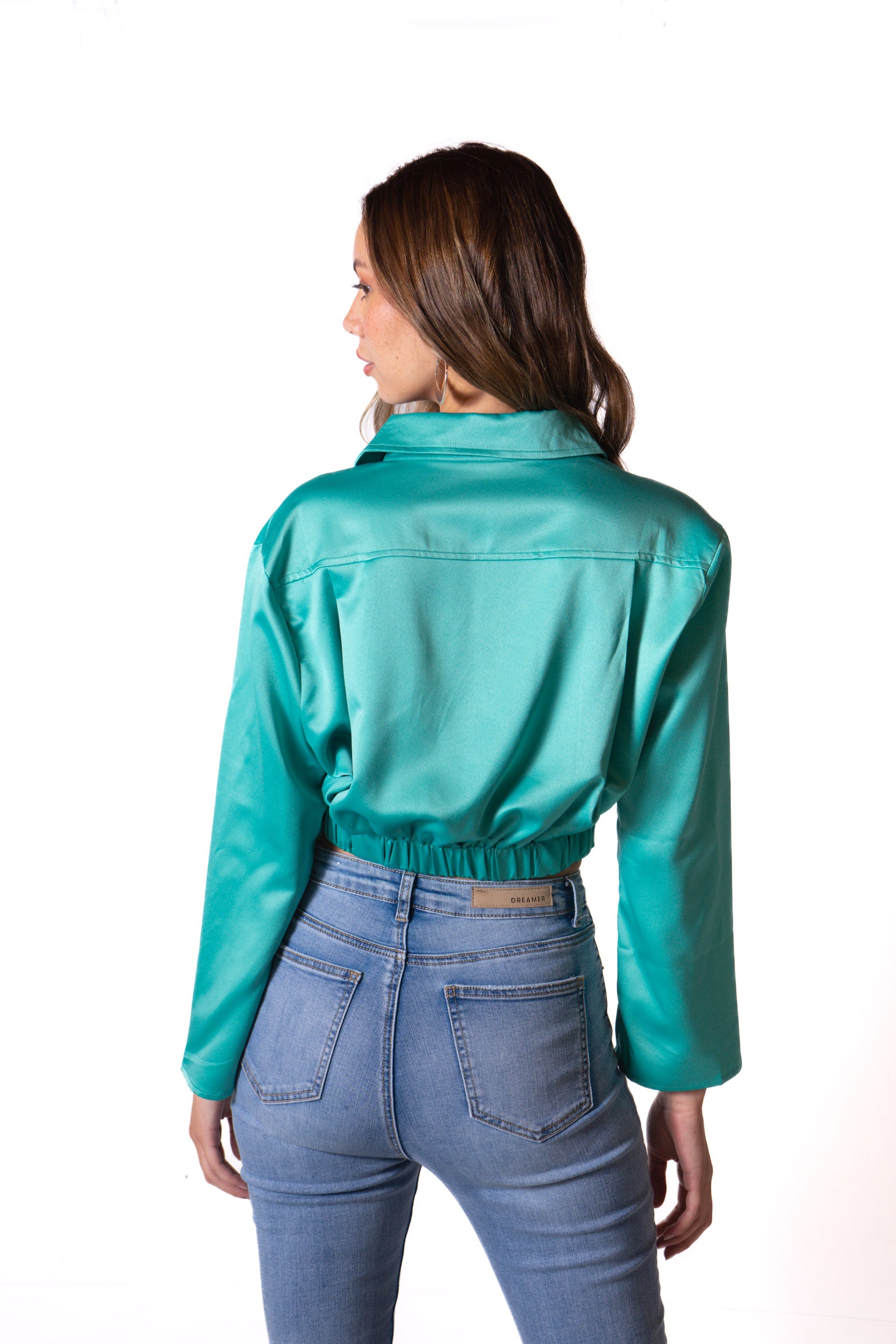 Blusa En Satín Para mujer