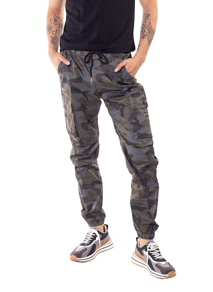 Pantalón Jogger Cargo camuflado