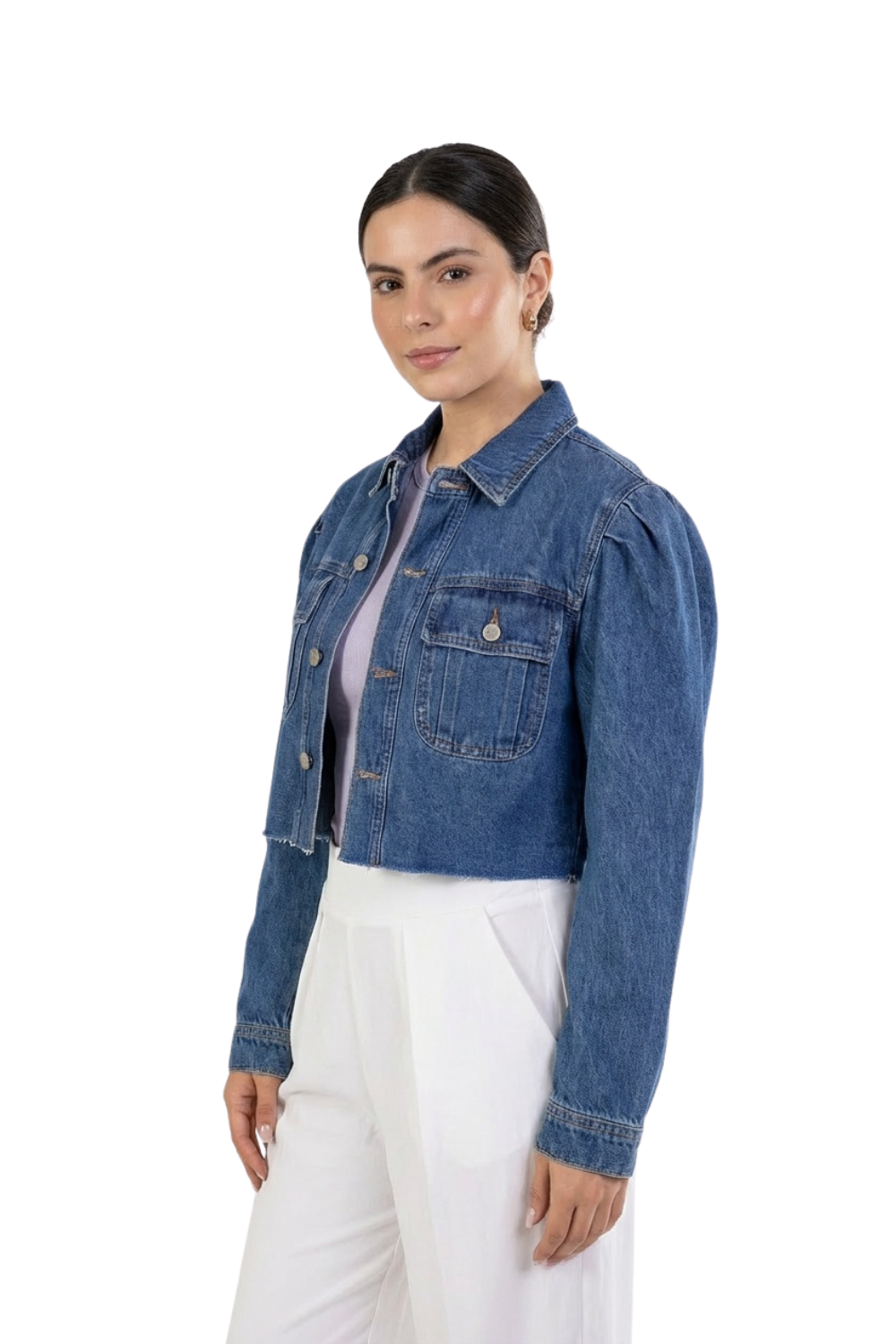 Chaqueta Denim Para Mujer