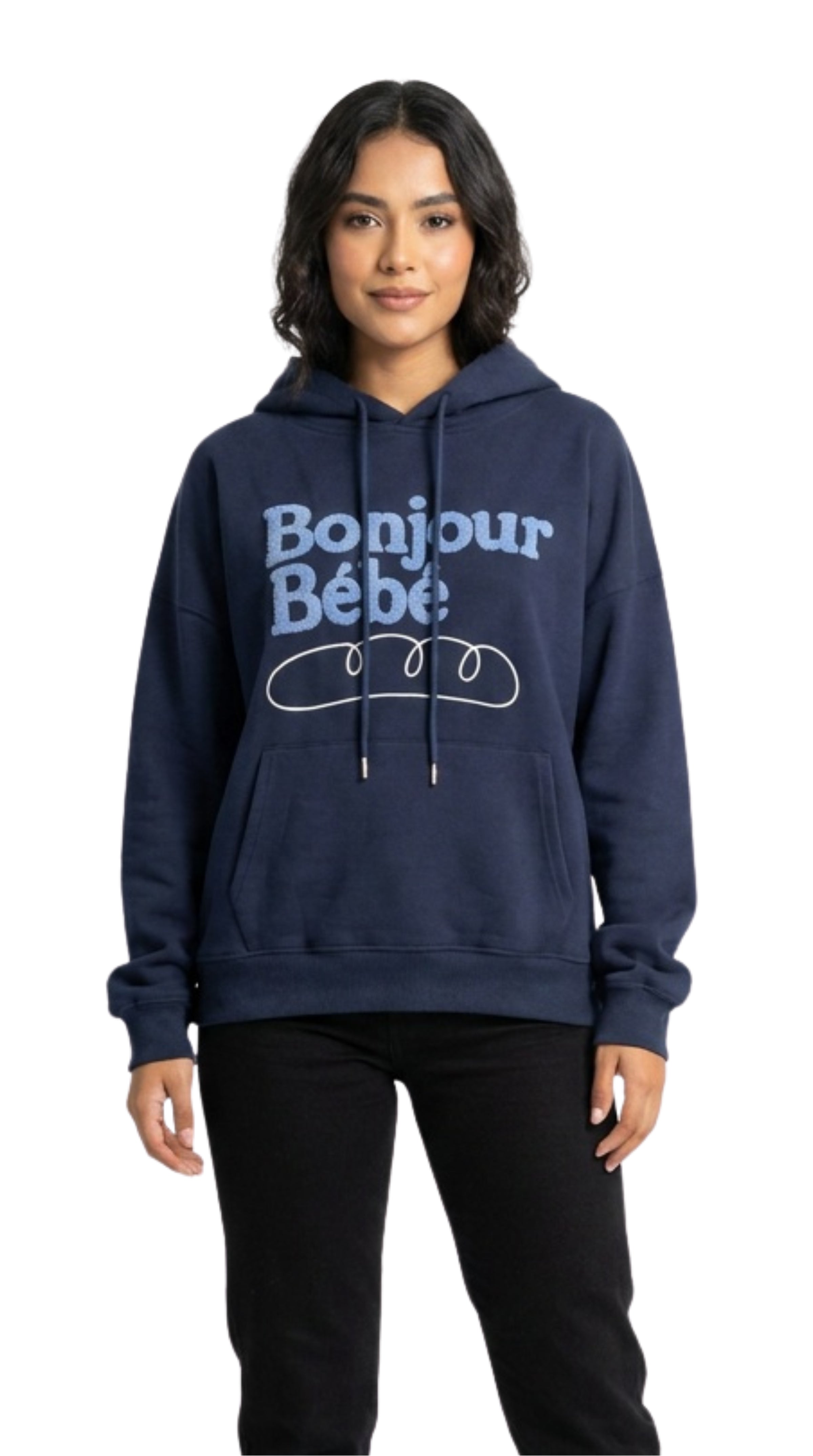hoodie mujer azul