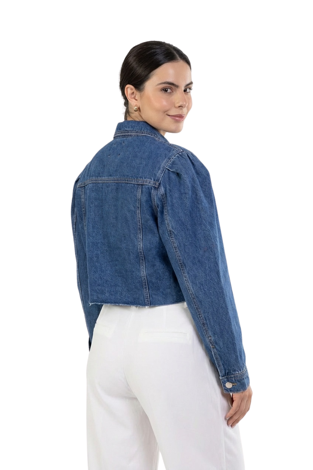 Chaqueta Denim Para Mujer