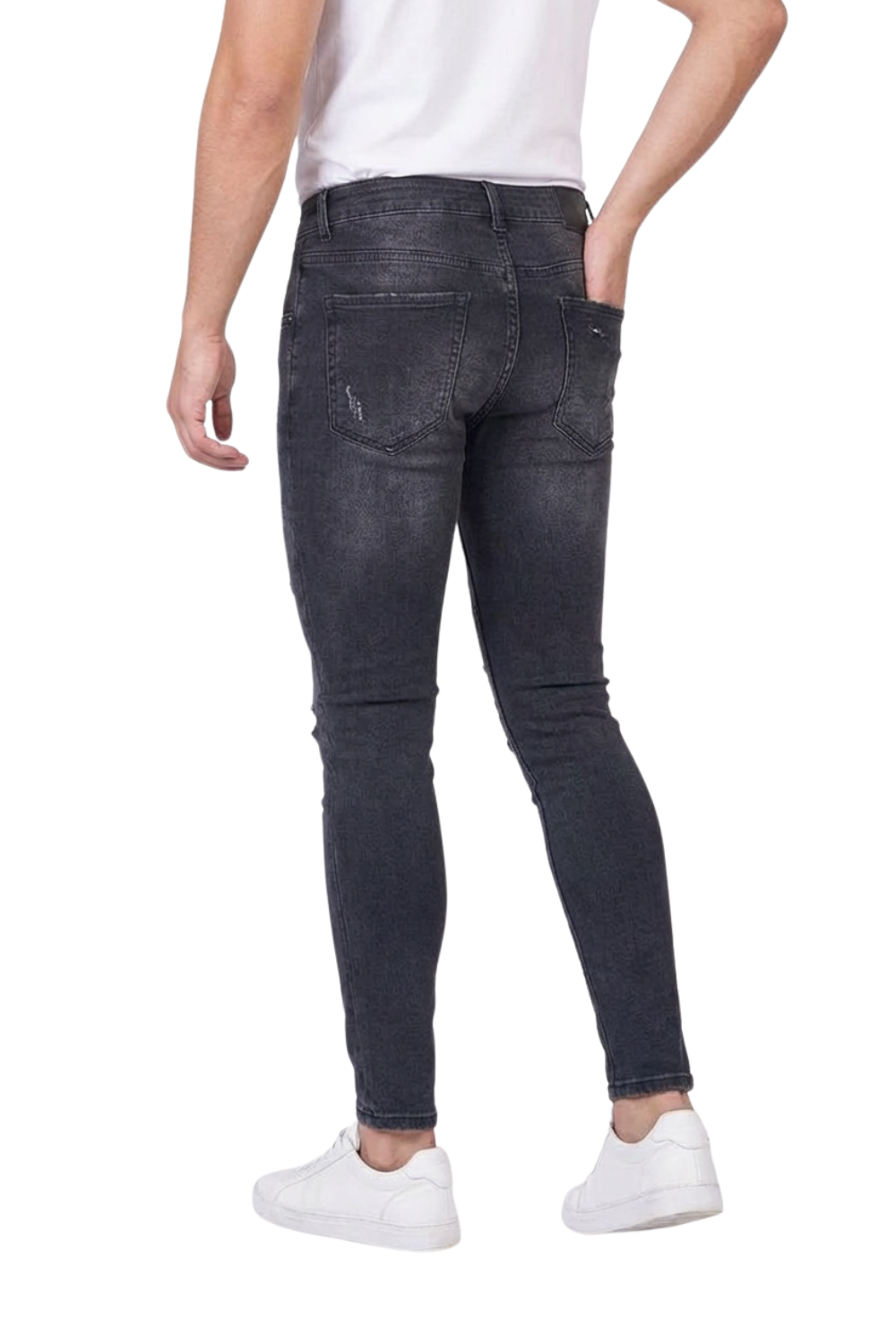 Jean Slim Fit con desgastes